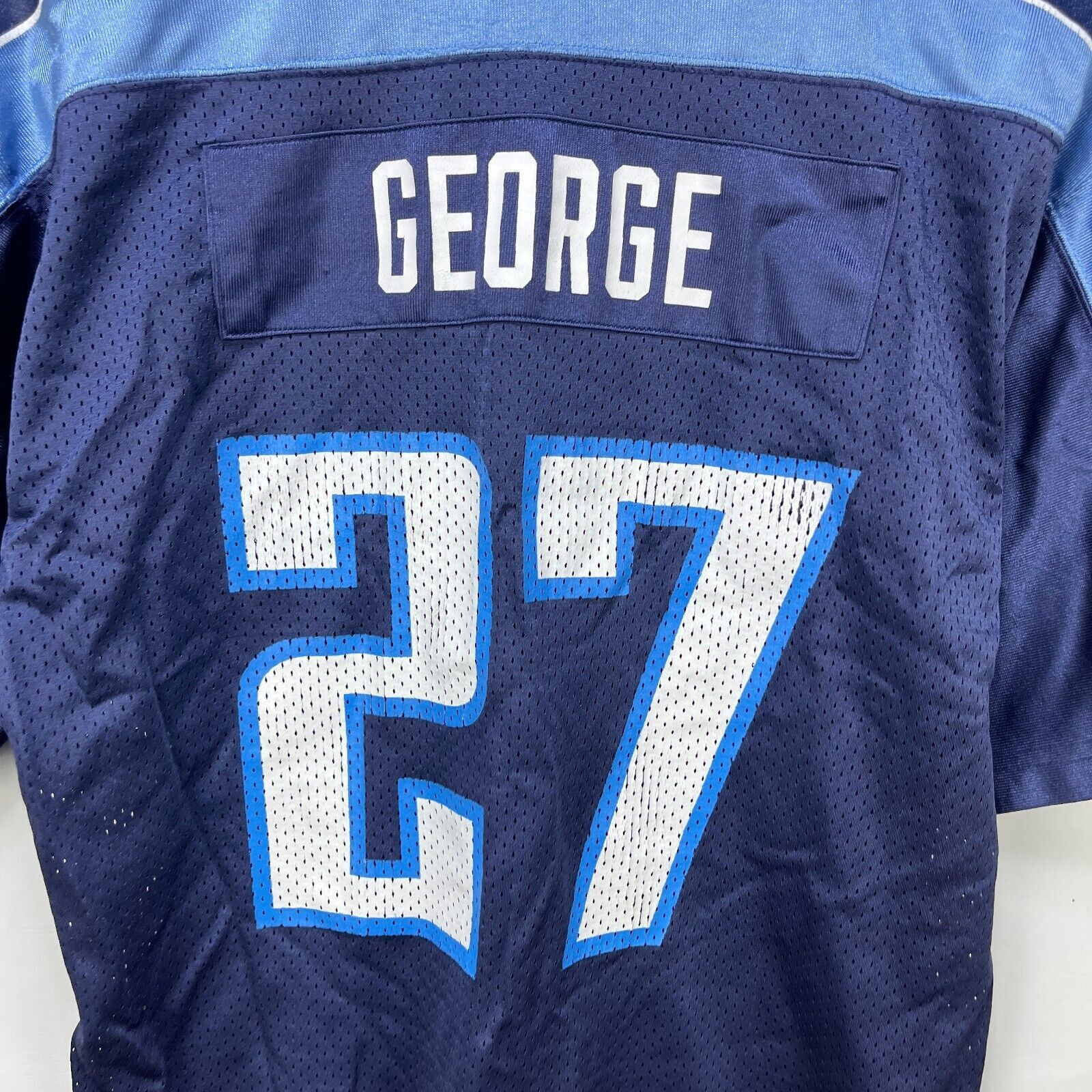 Nike × Vintage Vintage Nike Houston Titans Youth XL Eddie George Tennesee Size US XL / EU 56 / 4 - 9 Thumbnail