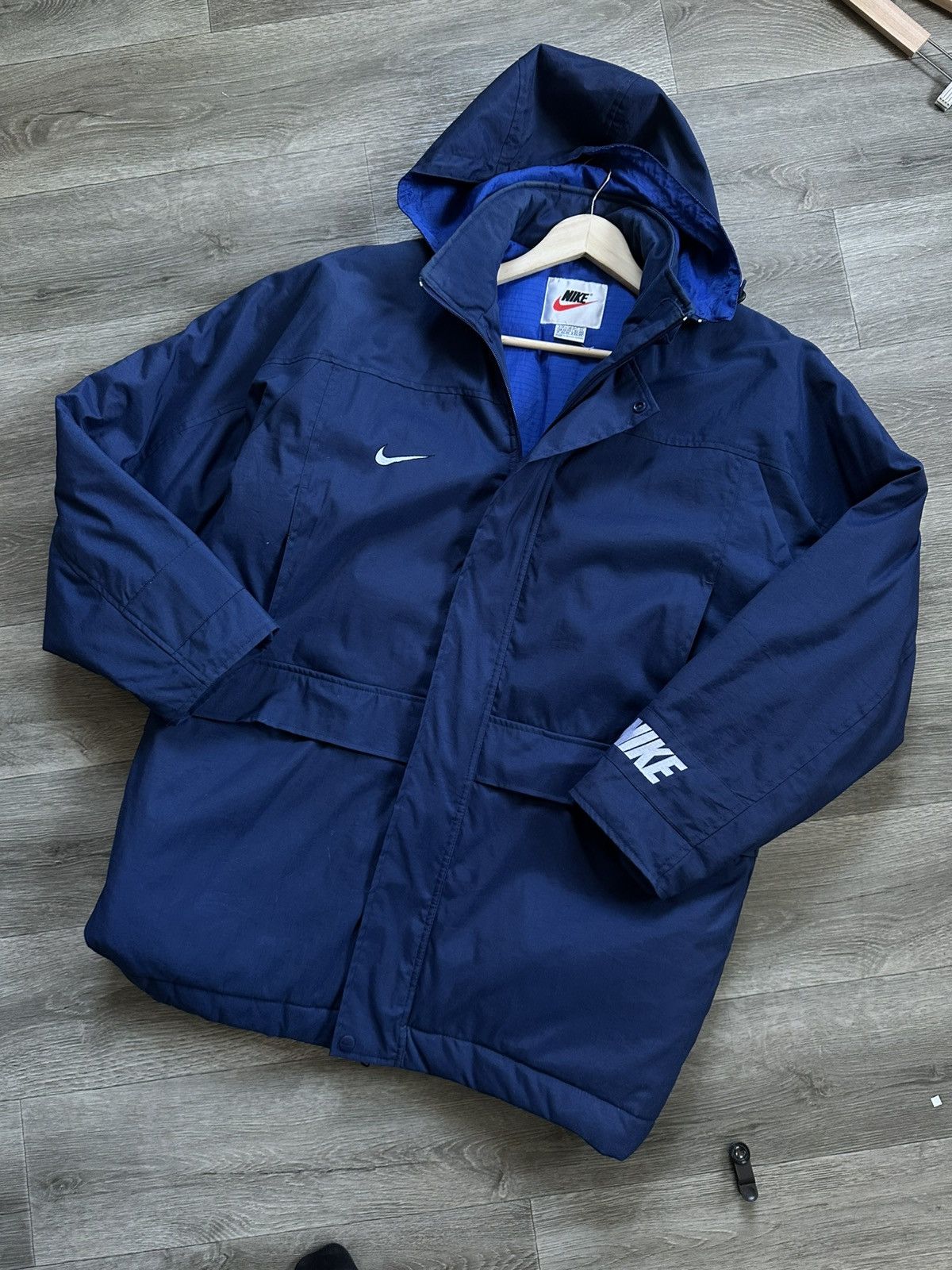 Nike × Vintage 🫧NIKE Vintage Parkas Jacket Men’s Size US L / EU 52-54 / 3 - 1 Thumbnail