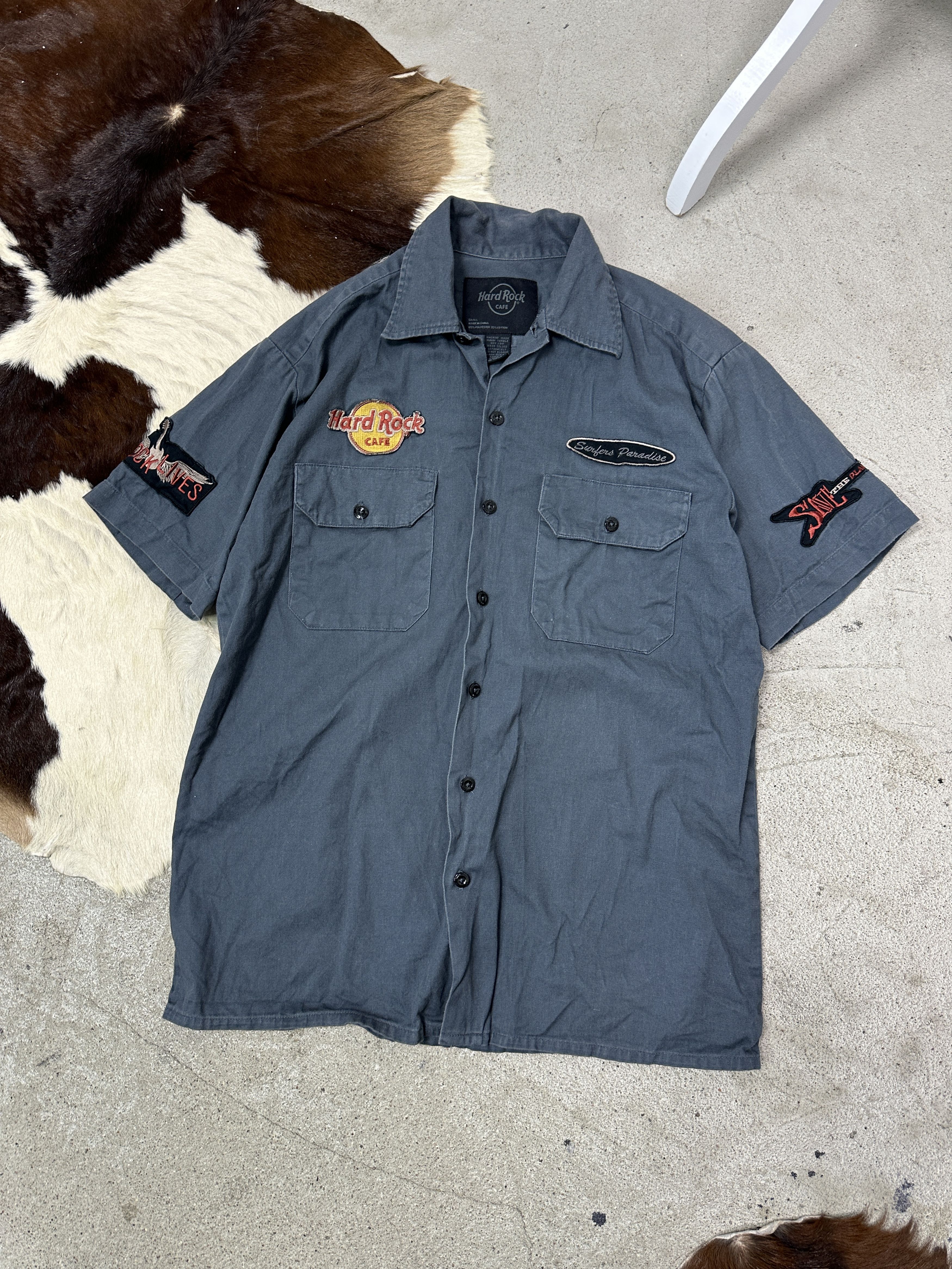 Hard Rock Cafe Vintage Streetwear Hard Rock Cafe Workwear Styled Shirt Y2K Size US S / EU 44-46 / 1 - 1 Thumbnail