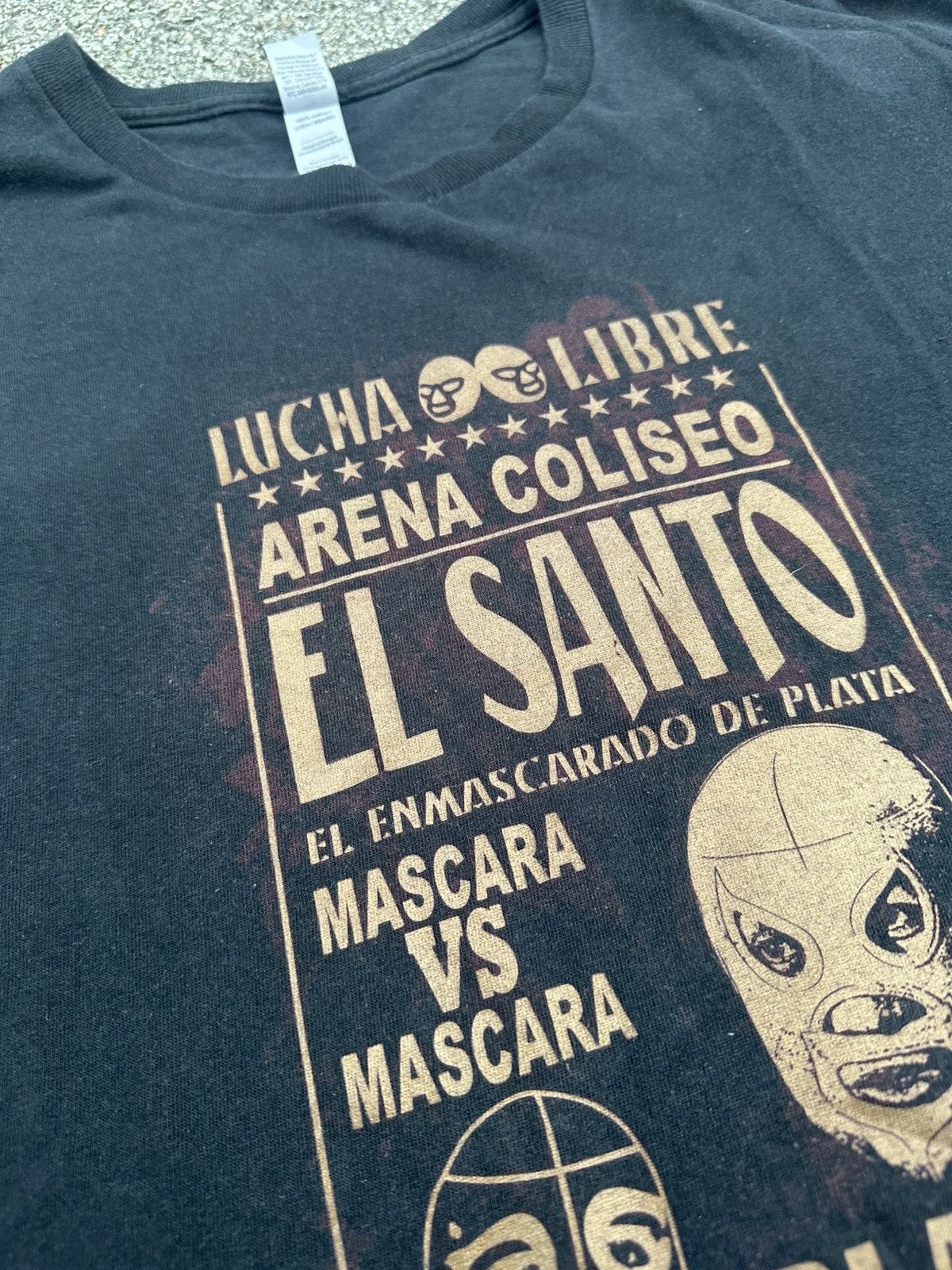 Vintage × WWF Vintage Mascara Black Shadow Tshirt Size US L / EU 52-54 / 3 - 11 Thumbnail