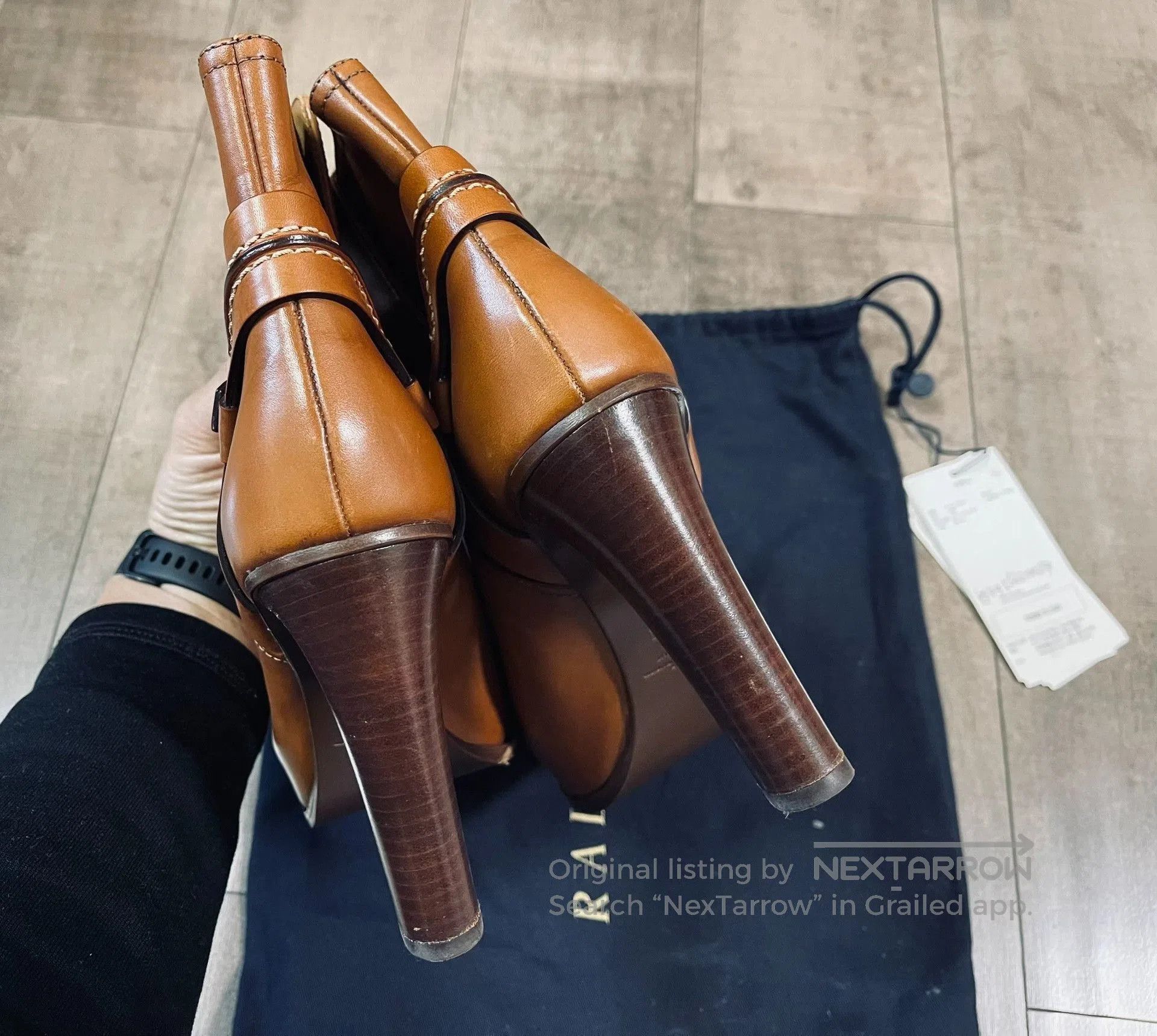 Ralph Lauren Purple Label RL Purple Label Ralph Lauren Women's Heeled Boots. Size US 8 / IT 38 - 4 Thumbnail