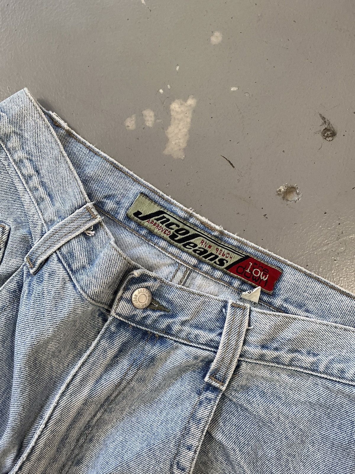 Vintage Vintage Jnco SpellOut embroidered big pocket denim jort Size US 32 / EU 48 - 5 Thumbnail