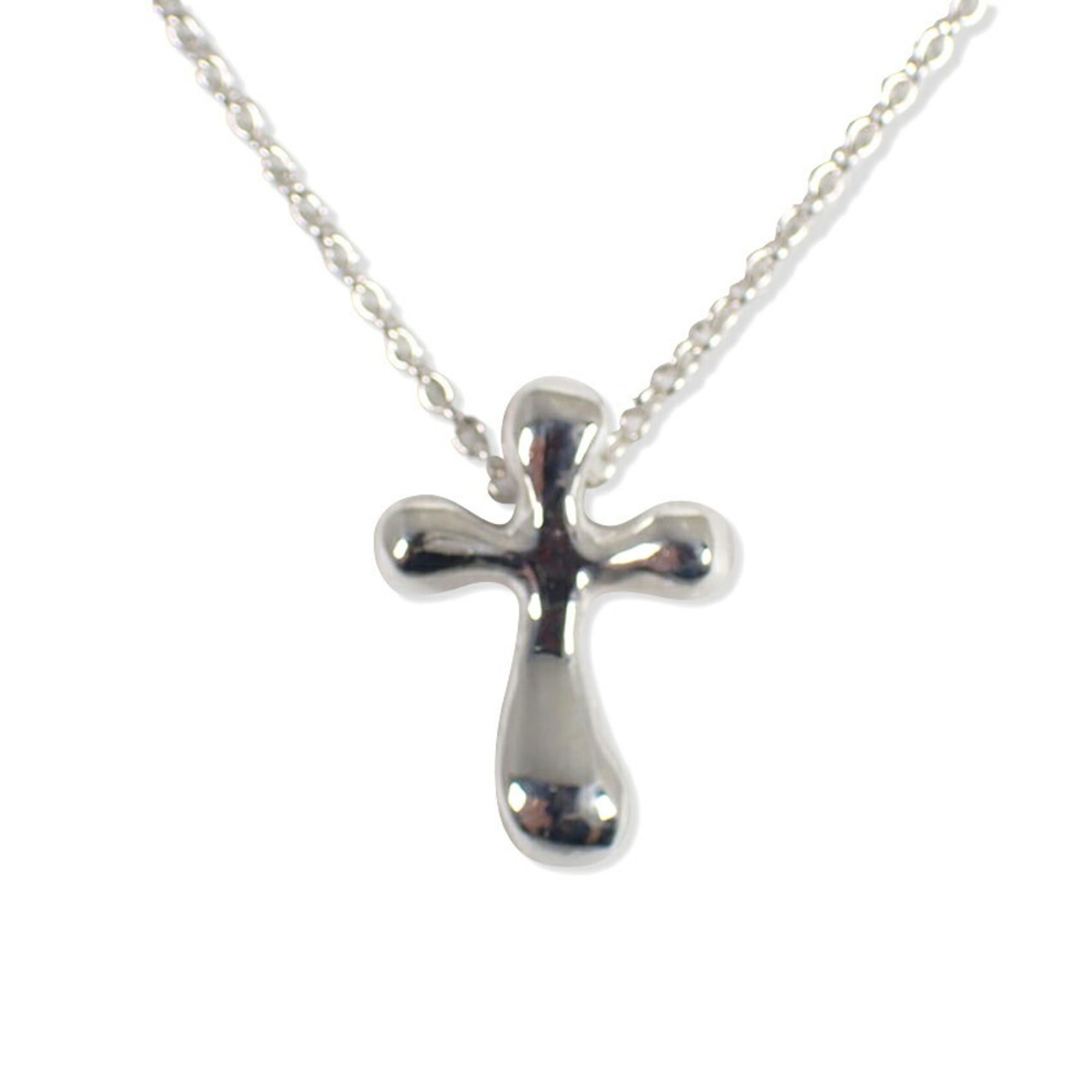 Tiffany & Co. TIFFANY & Co. 925 Small Cross Pendant Necklace Size ONE SIZE - 1 Thumbnail