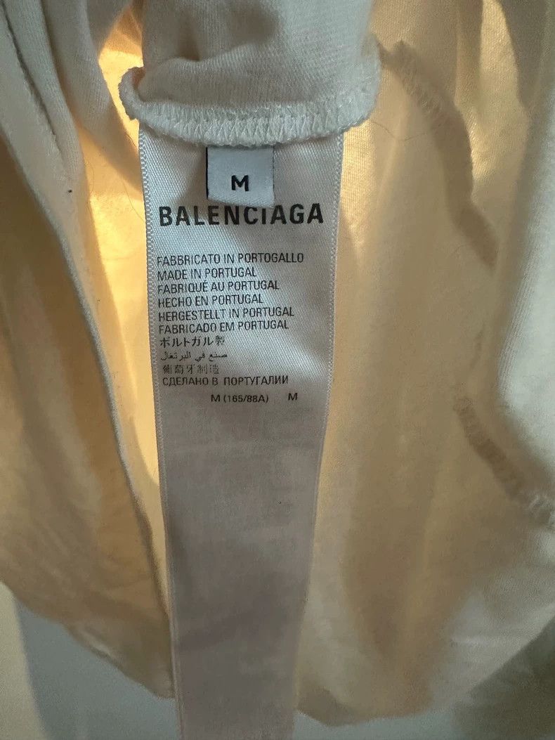 Balenciaga Balenciaga White WFP co-branded short sleeve Size US M / EU 48-50 / 2 - 3 Thumbnail