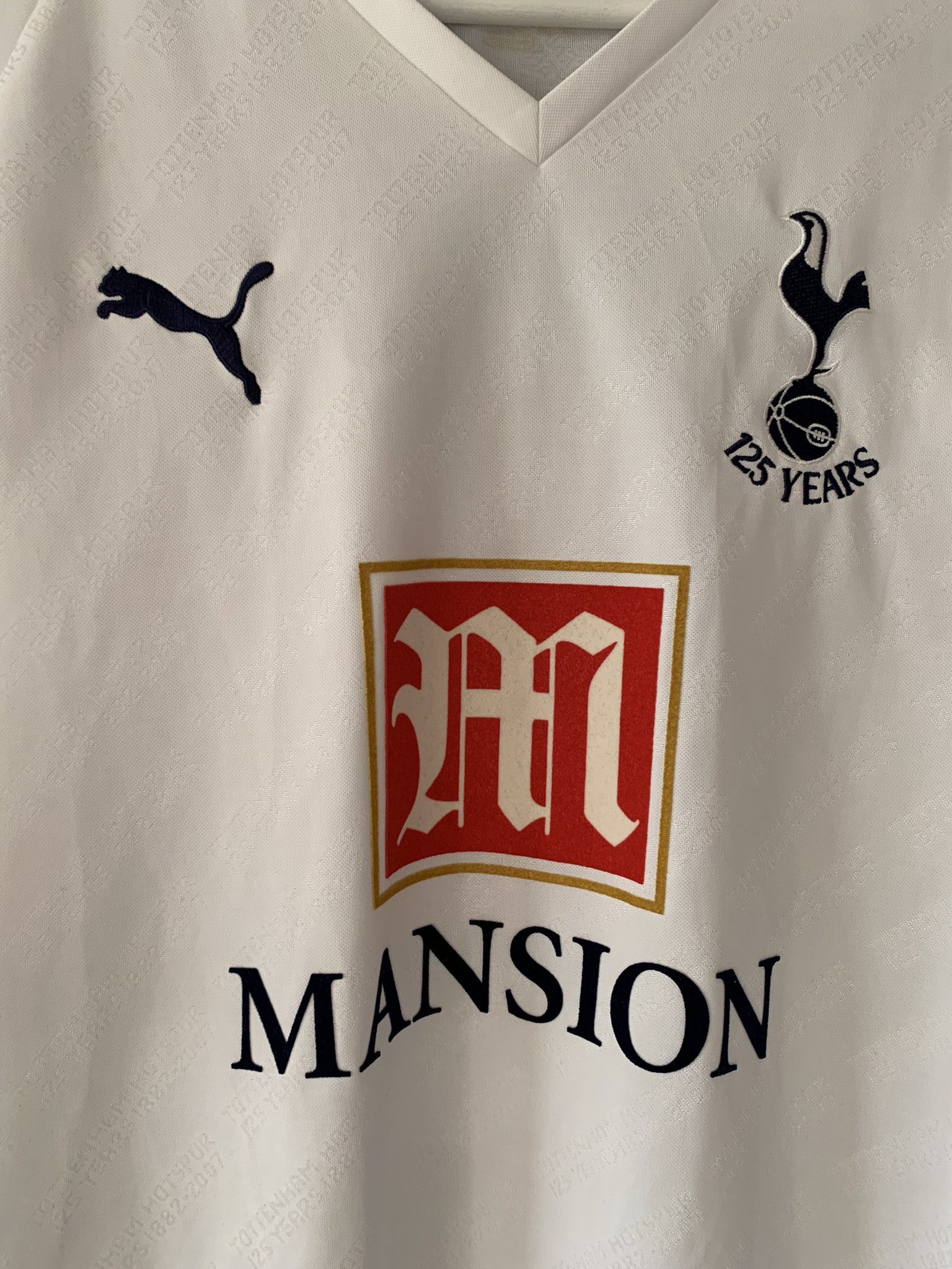 Puma Tottenham Hotspur 2007 2008 Mansion 125 years shirt L Size US L / EU 52-54 / 3 - 2 Thumbnail