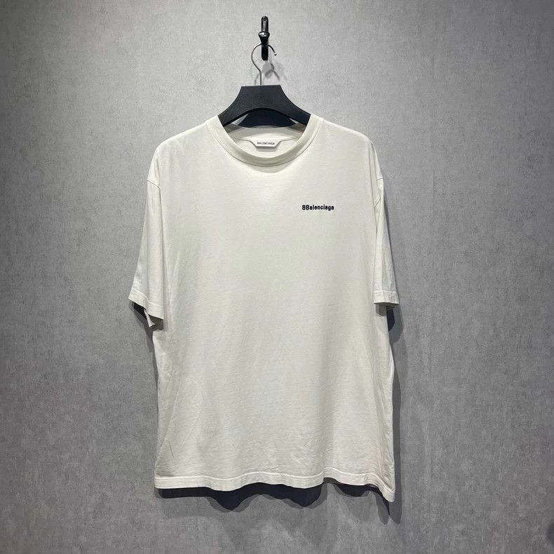 Balenciaga White Short Sleeve Size S