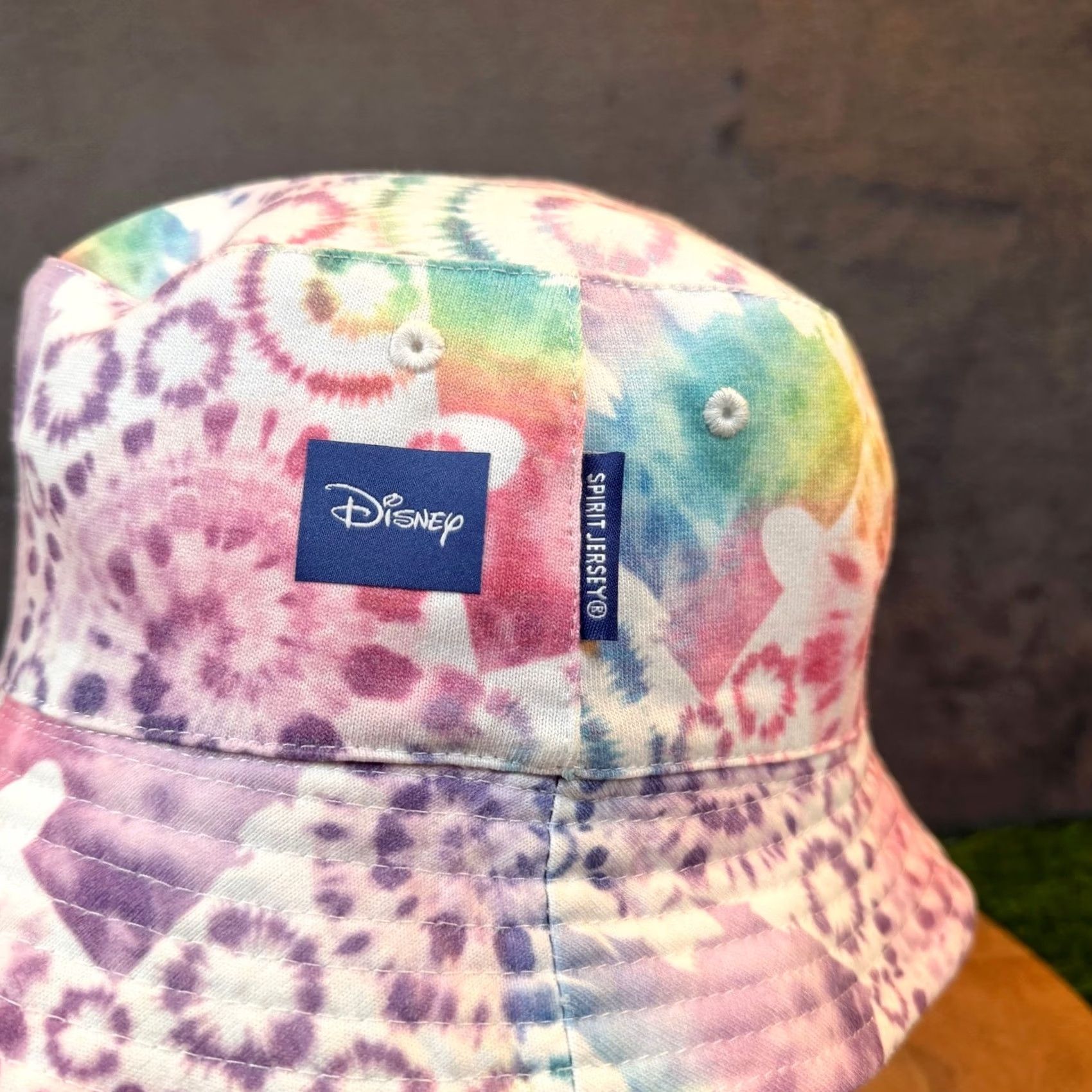 Disney Disney Spirit Jersey Bucket Hat Womens One Size Multicolor Tie Dye Reversible Size ONE SIZE - 2 Thumbnail