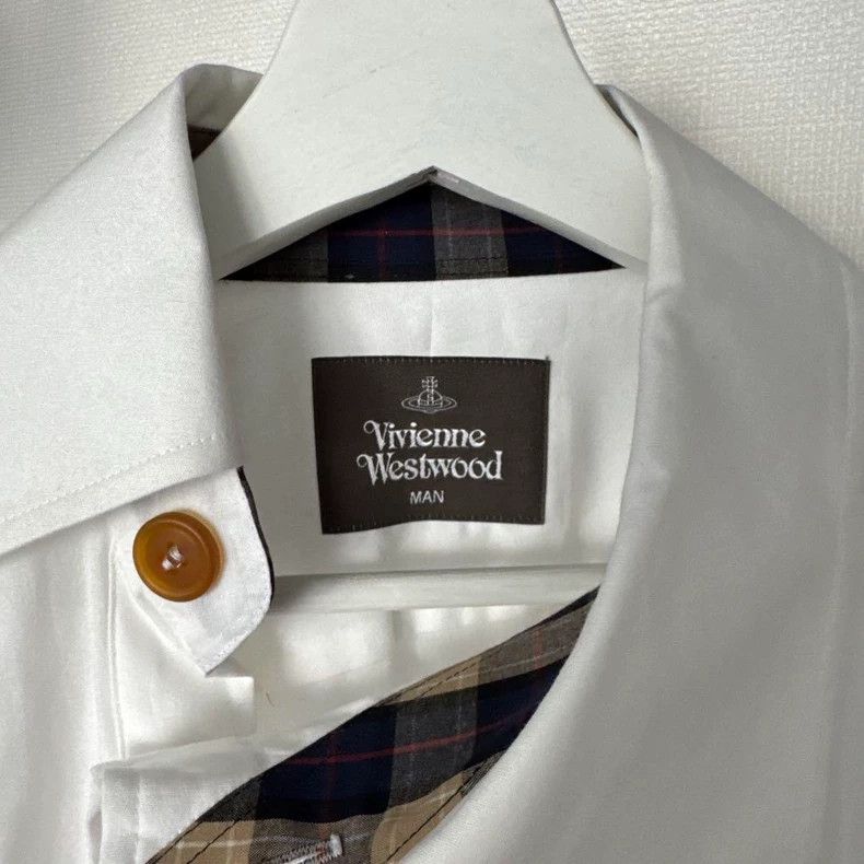 Vivienne Westwood Vivienne Westwood sizeF White asymmetrical collar shirt wit Size M / US 6-8 / IT 42-44 - 7 Thumbnail