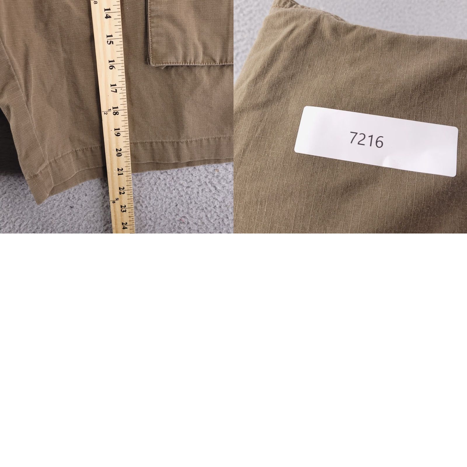 Dockers Dockers Shorts Mens 42 Brown Ripstop Cargo Cotton Utility Hike Outdoor Work Shorts Mens 42 Brown Cotton Cargo Ripstop Dockers Size US 42 / EU 58 - 8 Thumbnail