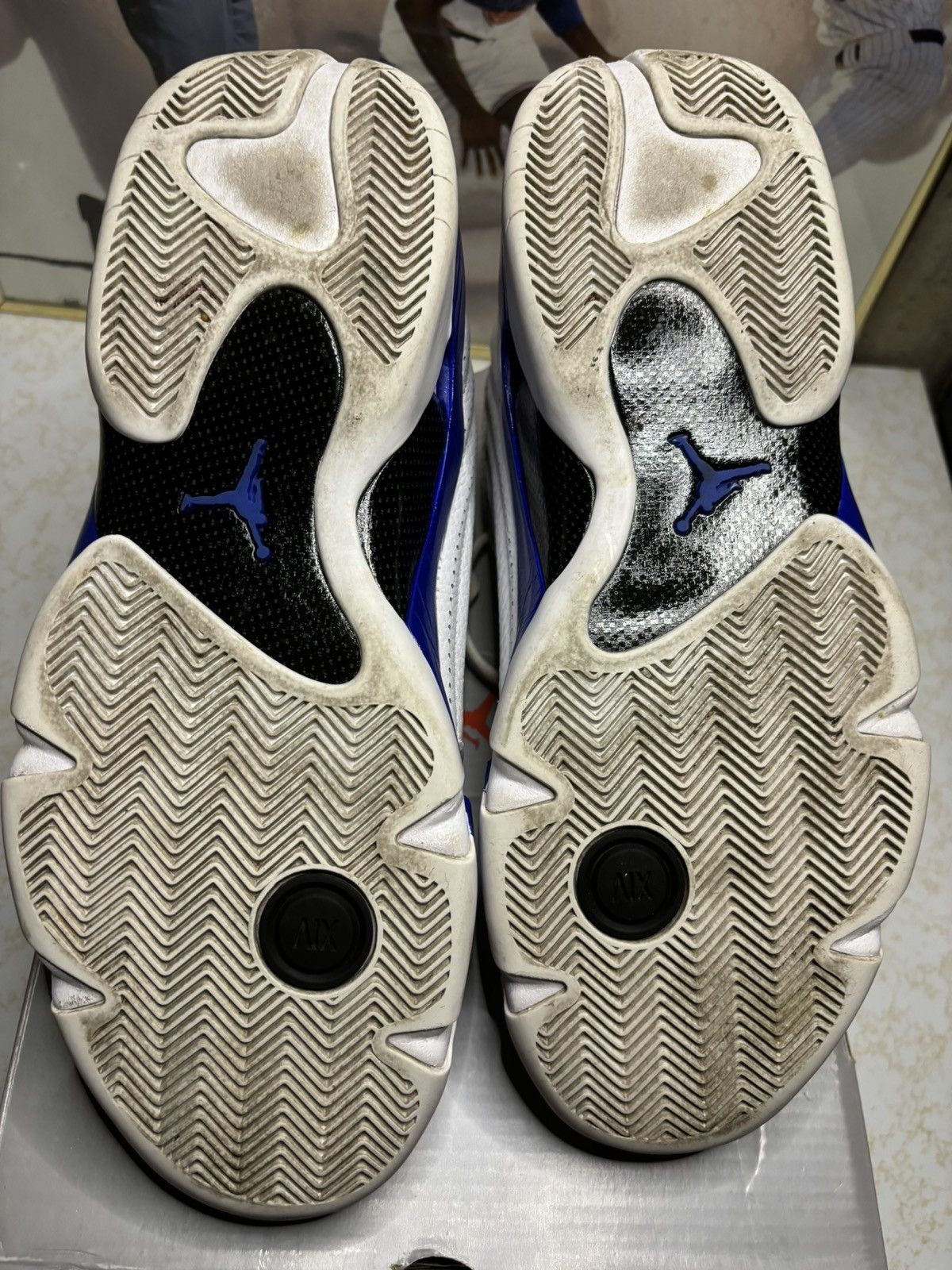 Jordan Brand Air Jordan 14 Retro Hyper Royal Size US 12 / EU 45 - 5 Thumbnail