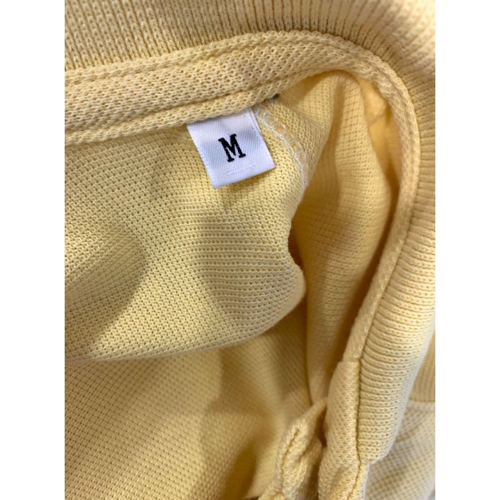 Ermenegildo Zegna VINTAGE Ermenegildo Zegna Yachting Polo Shirt Mens XL Yellow Short Sleeve Made in Italy M L#92 Size US XL / EU 56 / 4 - 6 Thumbnail