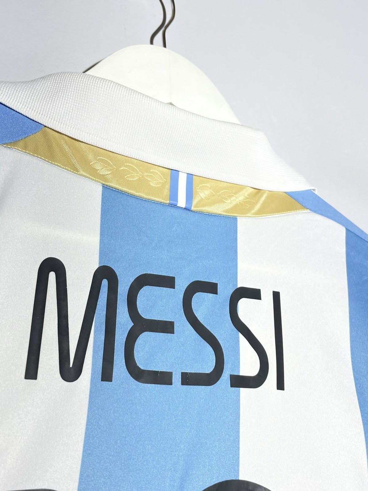 Adidas #10 Messi National Team Argentina Adidas 2011 Football Shirt Size US L / EU 52-54 / 3 - 13 Thumbnail