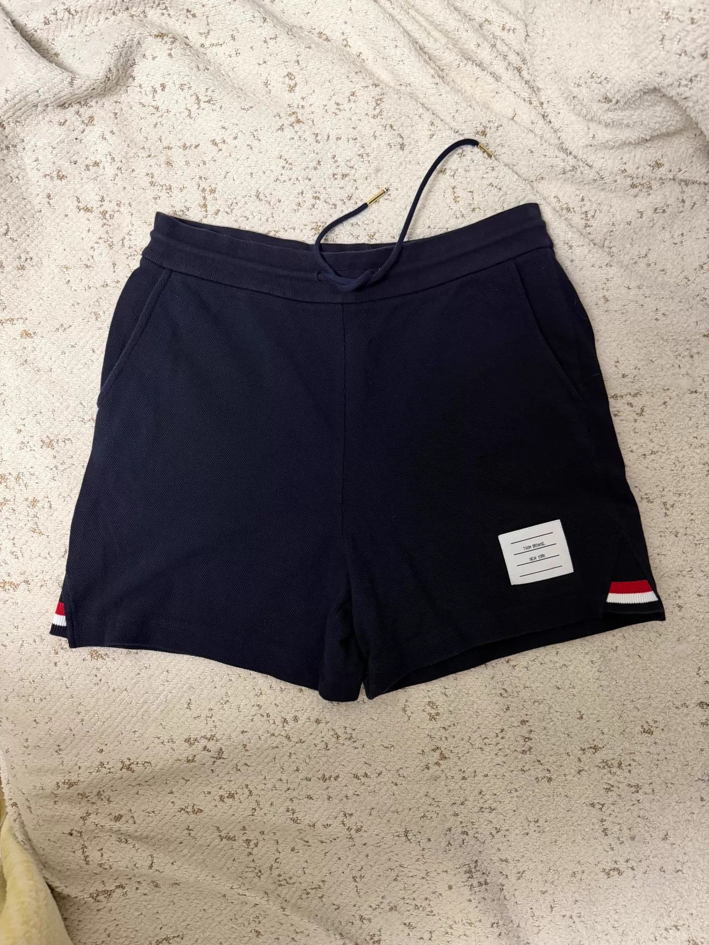 Thom Browne Thom Browne Waffle Colorblocked Shorts 99 New 42 Size 28" / US 6 / IT 42 - 1 Thumbnail
