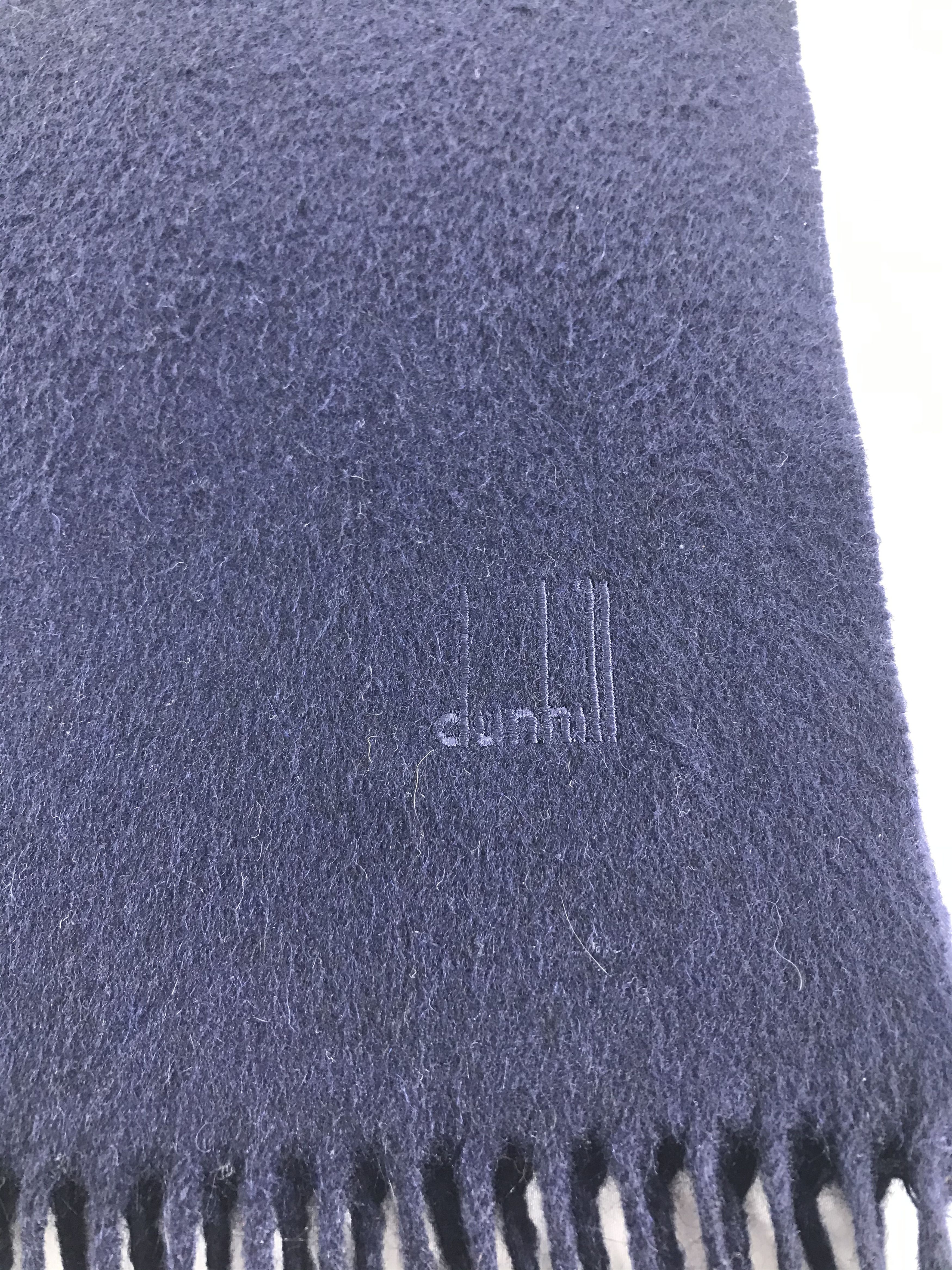 Alfred Dunhill Dunhill Cashmere Scarf Muffler V448 Size ONE SIZE - 4 Thumbnail