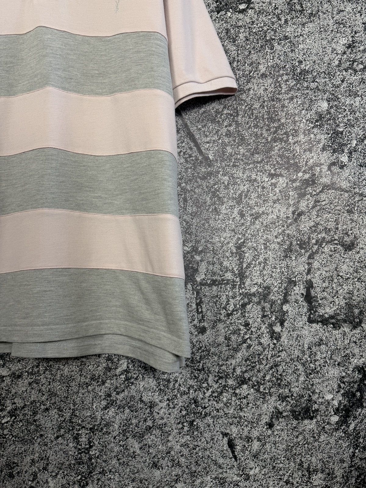 Yves Saint Laurent Men’s Yves Saint Laurent Striped Polo Shirt Vintage Size XXL Size US XXL / EU 58 / 5 - 5 Thumbnail