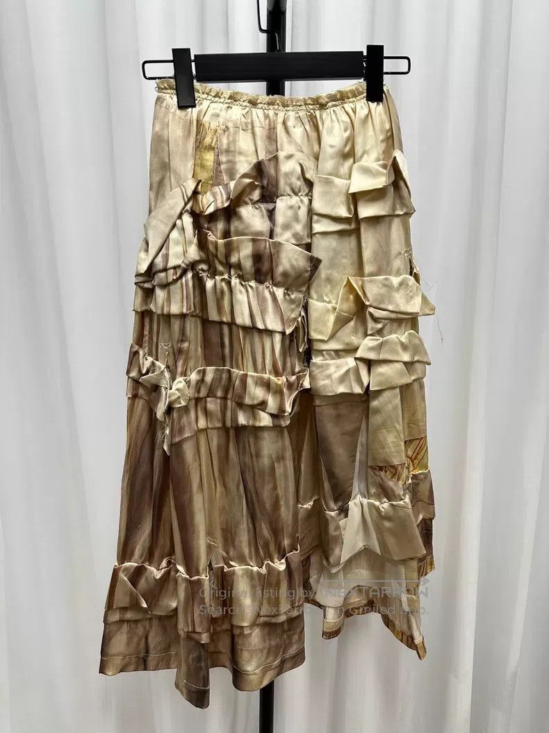 Comme des Garcons Comme des Garcons size S Bride of Frankenstein Silk Layere Size 23" - 4 Thumbnail