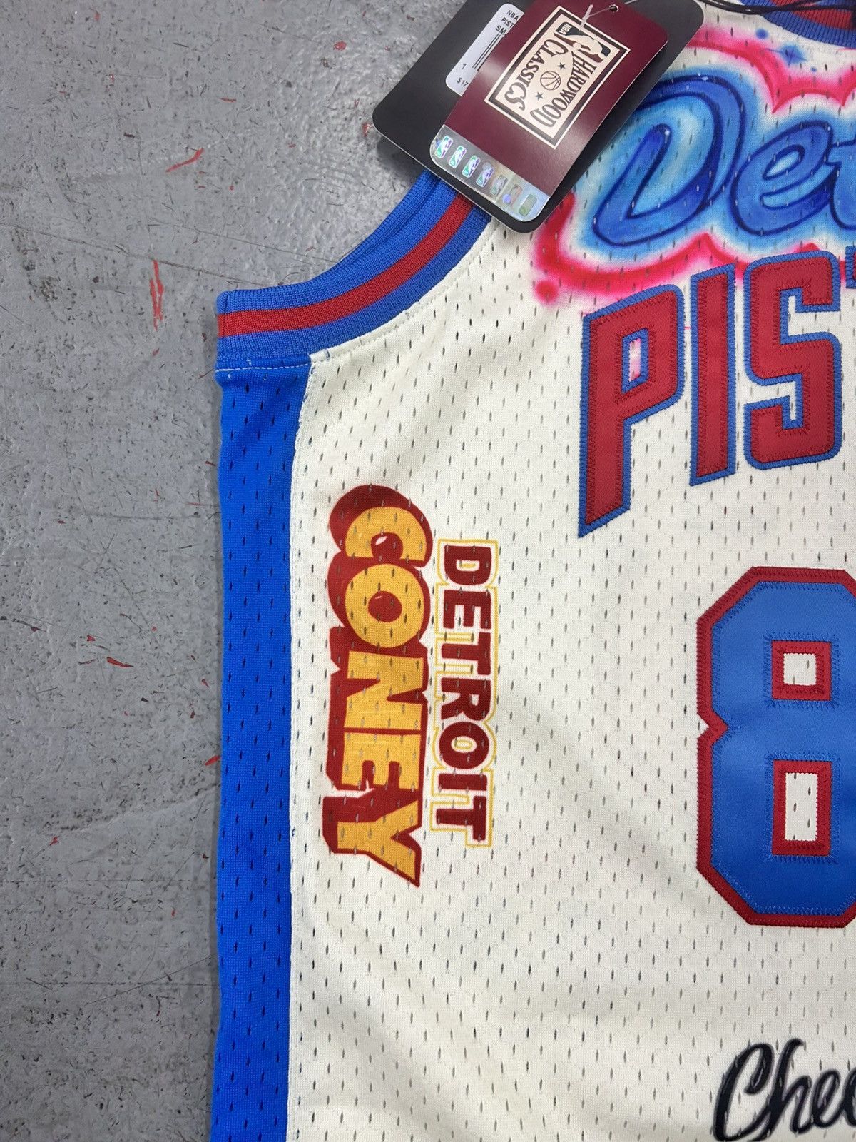 Mitchell & Ness Authentic Mitchell&Ness Big Sean Pistons Jersey Size S NEW Size US S / EU 44-46 / 1 - 3 Thumbnail