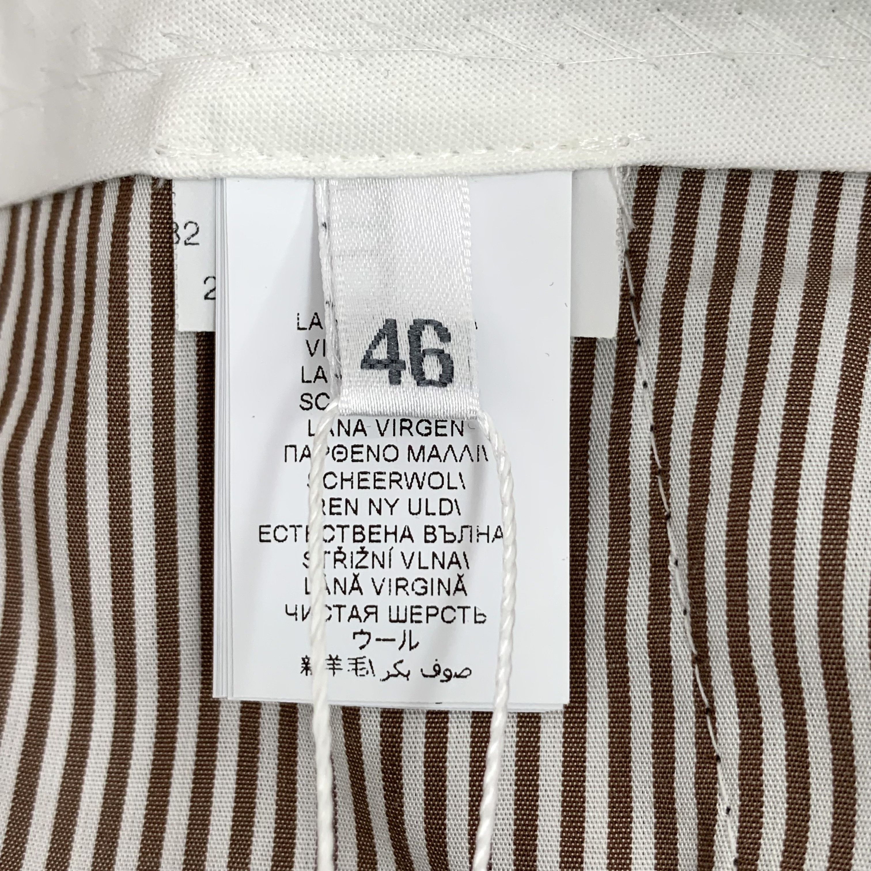 Brunello Cucinelli Brunello Cucinelli Wool Trousers Dark Grey (46) Size 46S - 7 Thumbnail