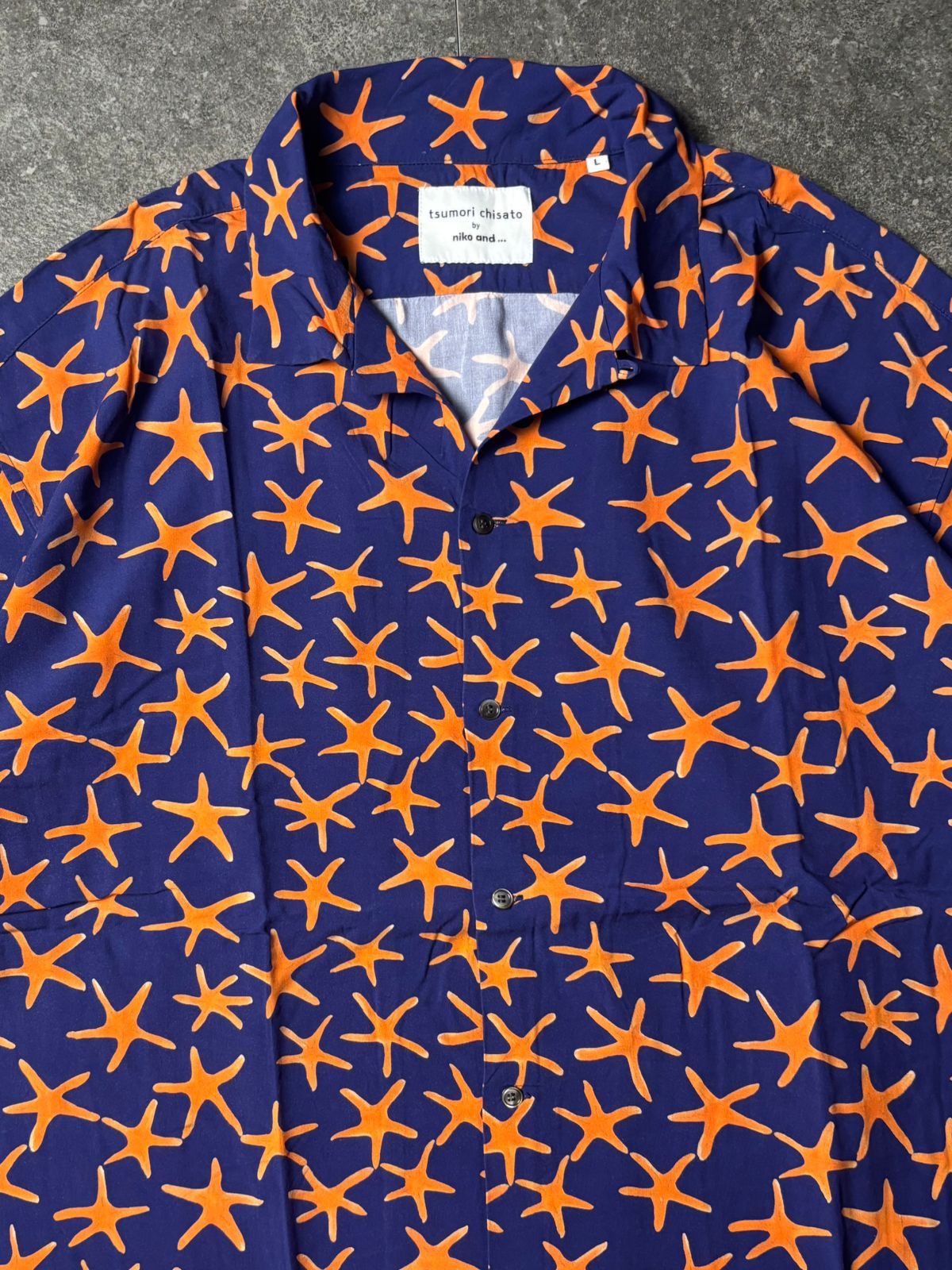 Tsumori Chisato Tsumori Chisato Niko And Star Open Collar Shirt Size US L / EU 52-54 / 3 - 3 Thumbnail