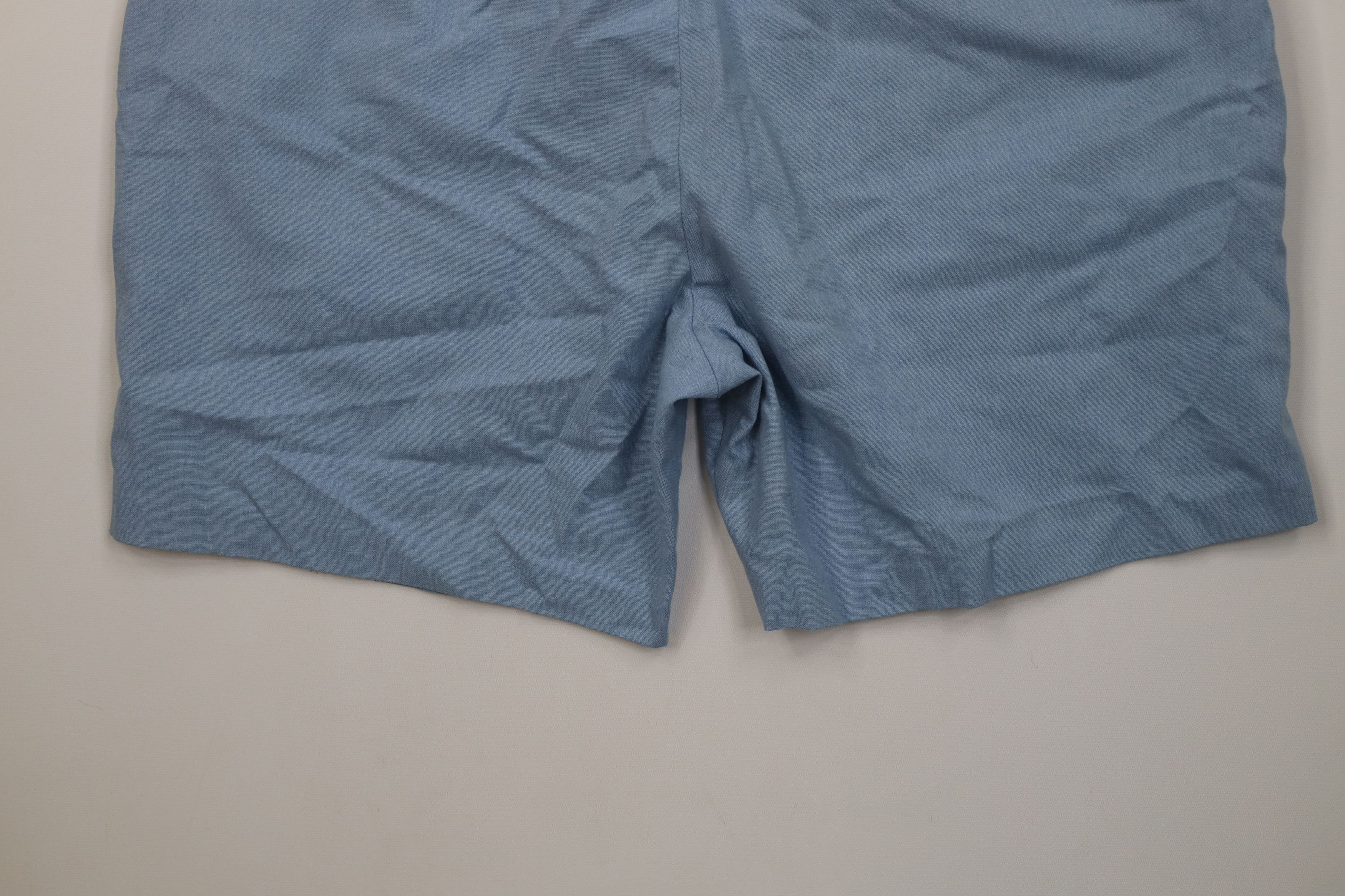 Vintage Vintage 90s Streetwear Above Knee Chino Shorts Blue USA Size US 38 / EU 54 - 12 Thumbnail