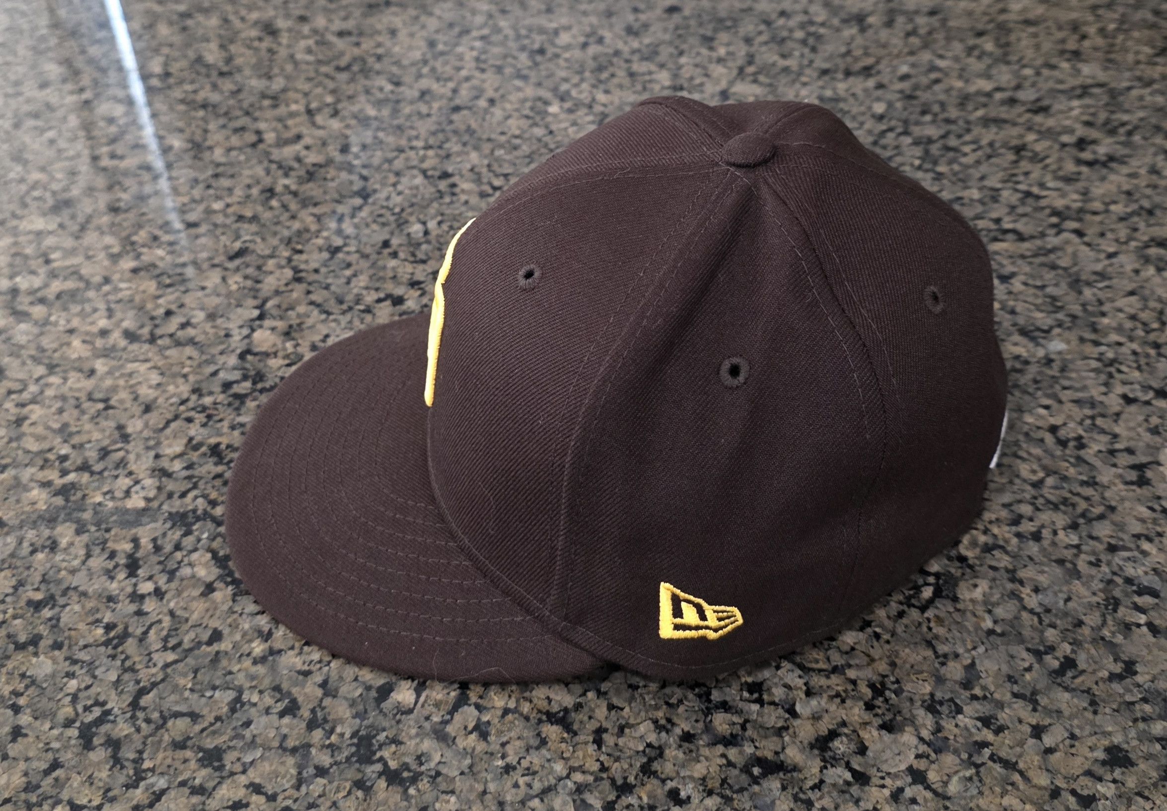 New Era San Diego Padres New Era MLB 9FIFTY Cap Hat SZ 7 Brown Size ONE SIZE - 2 Thumbnail