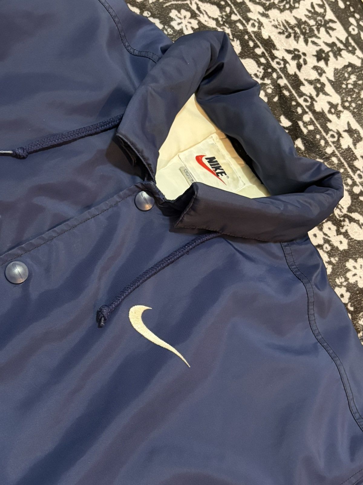 Nike 90s Nike Rain Coat (Navy Blue) Size US L / EU 52-54 / 3 - 4 Thumbnail