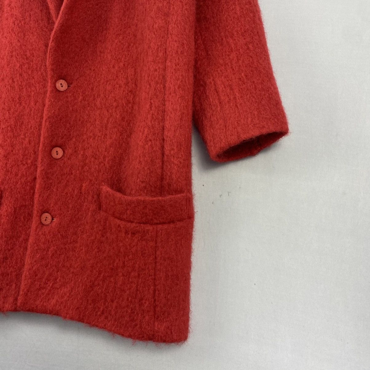 Gap Vintage Mohair Long Coat Jacket Size S / US 4 / IT 40 - 3 Thumbnail