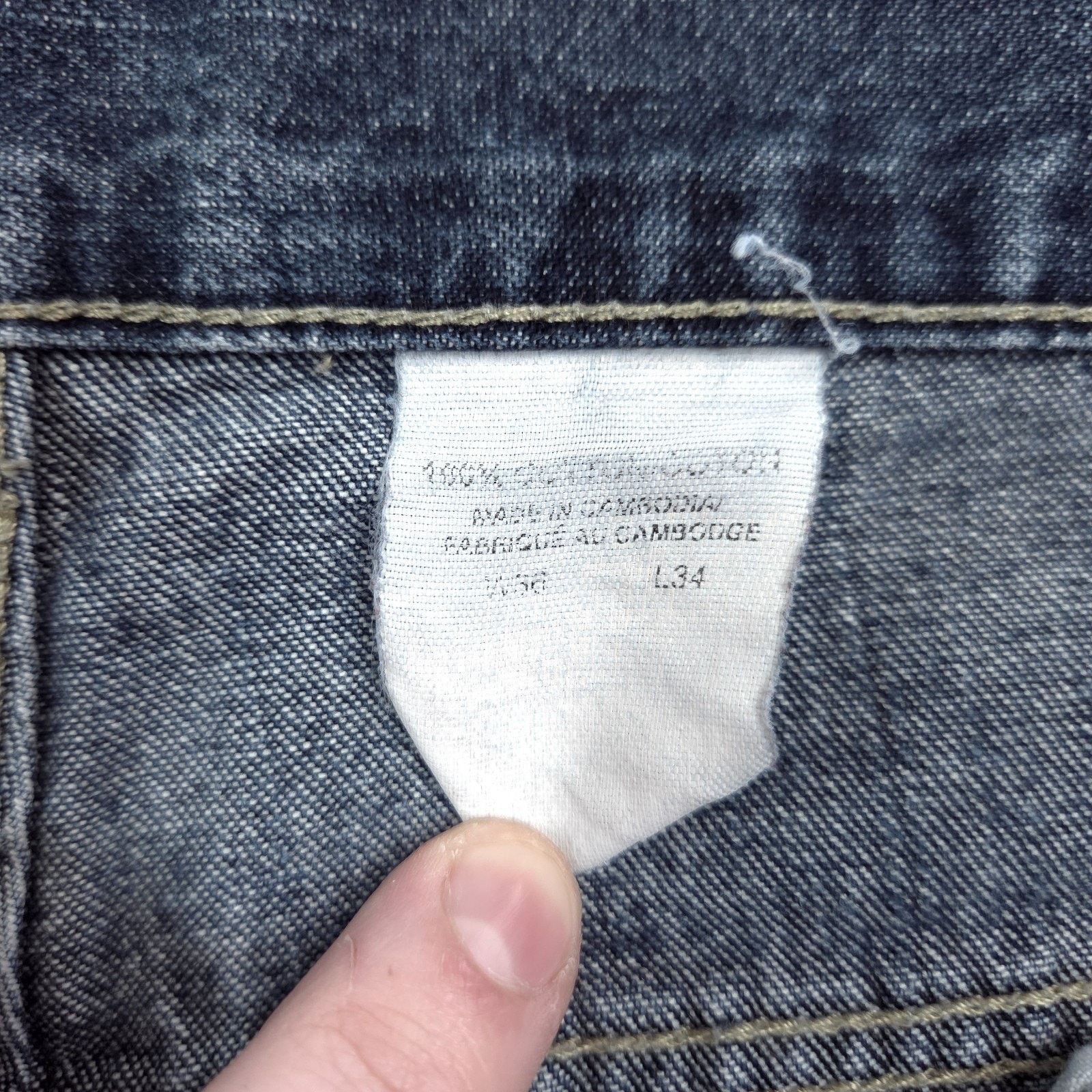 Levi's Levis 505 Jeans Mens 35x33 Vintage Orange Tab Made In USA Size US 35 - 3 Thumbnail
