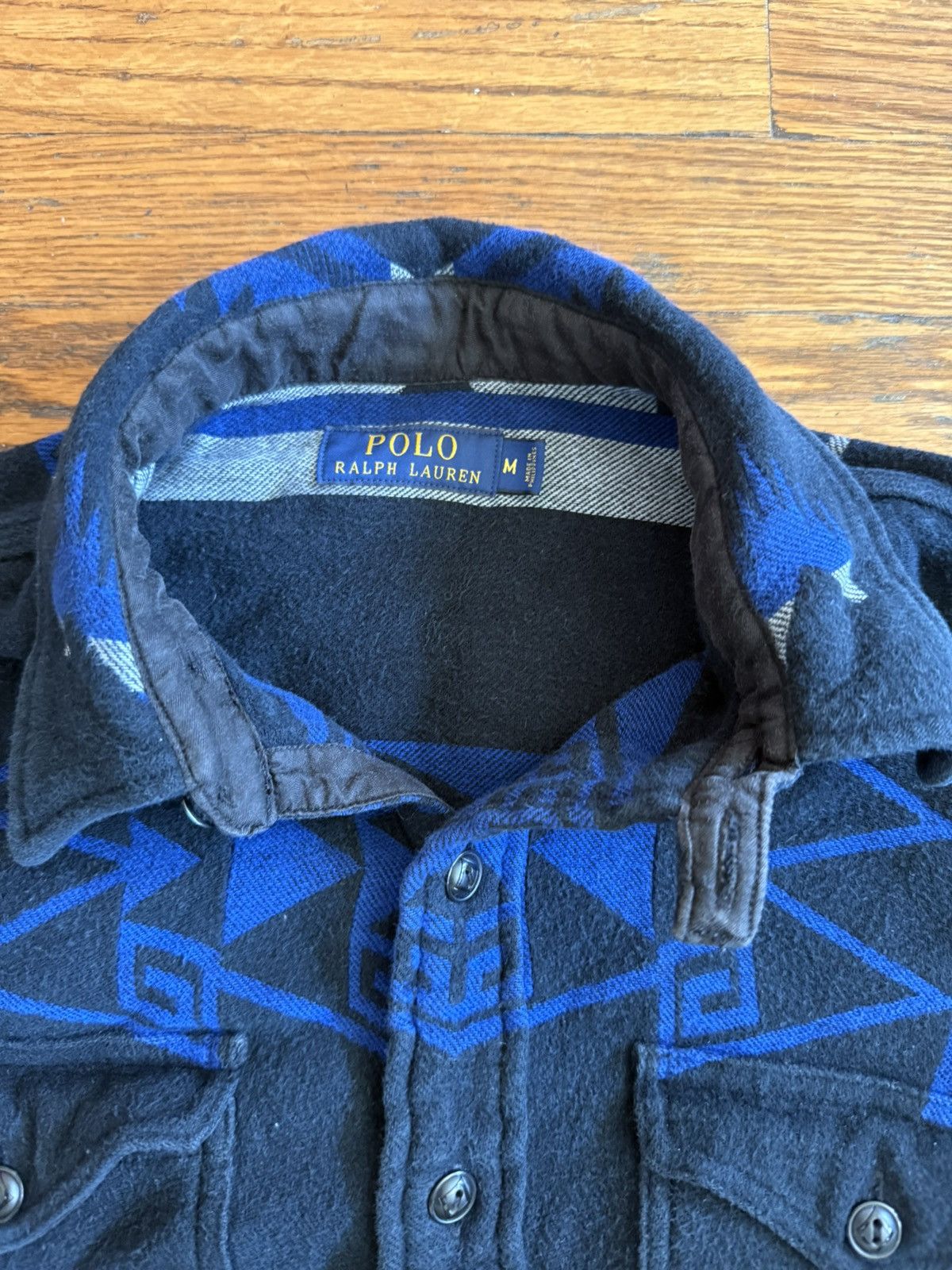 Polo Ralph Lauren Polo Ralph Lauren - Southwest Shirt (Black/Blue/White) Size US M / EU 48-50 / 2 - 2 Thumbnail