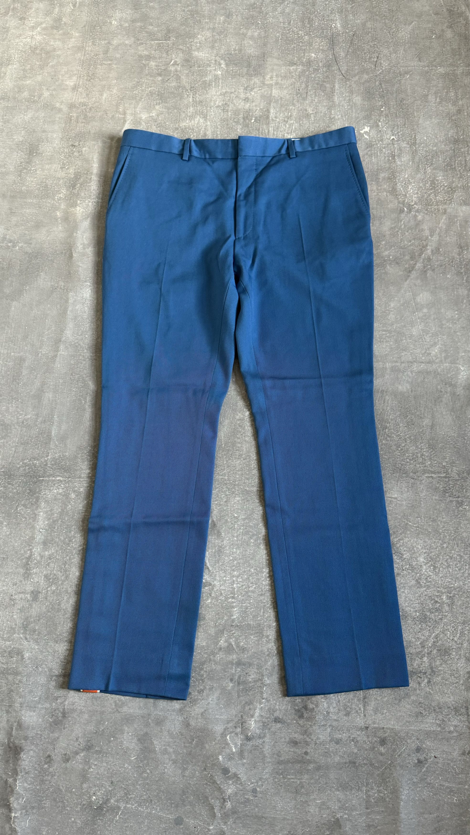 image of Calvin Klein 205W39Nyc Fw17 Runway Marching Band Pants in Blue, Men's (Size 38)