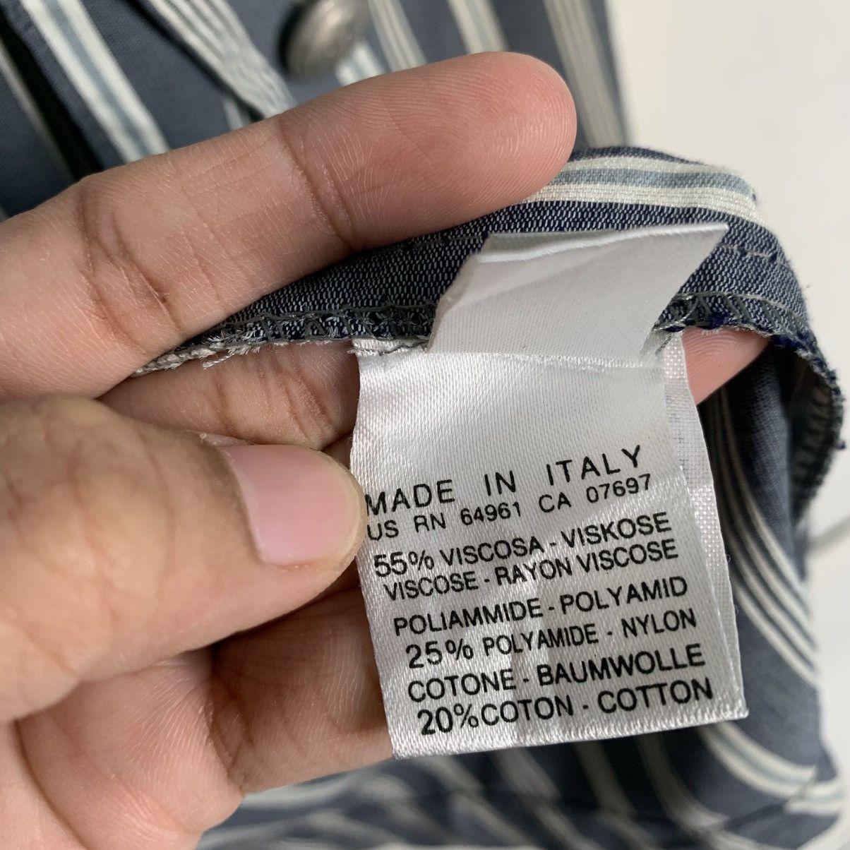 United Colors Of Benetton United Color Of Benetton Stripe Casual Jacket Size M / US 6-8 / IT 42-44 - 18 Thumbnail