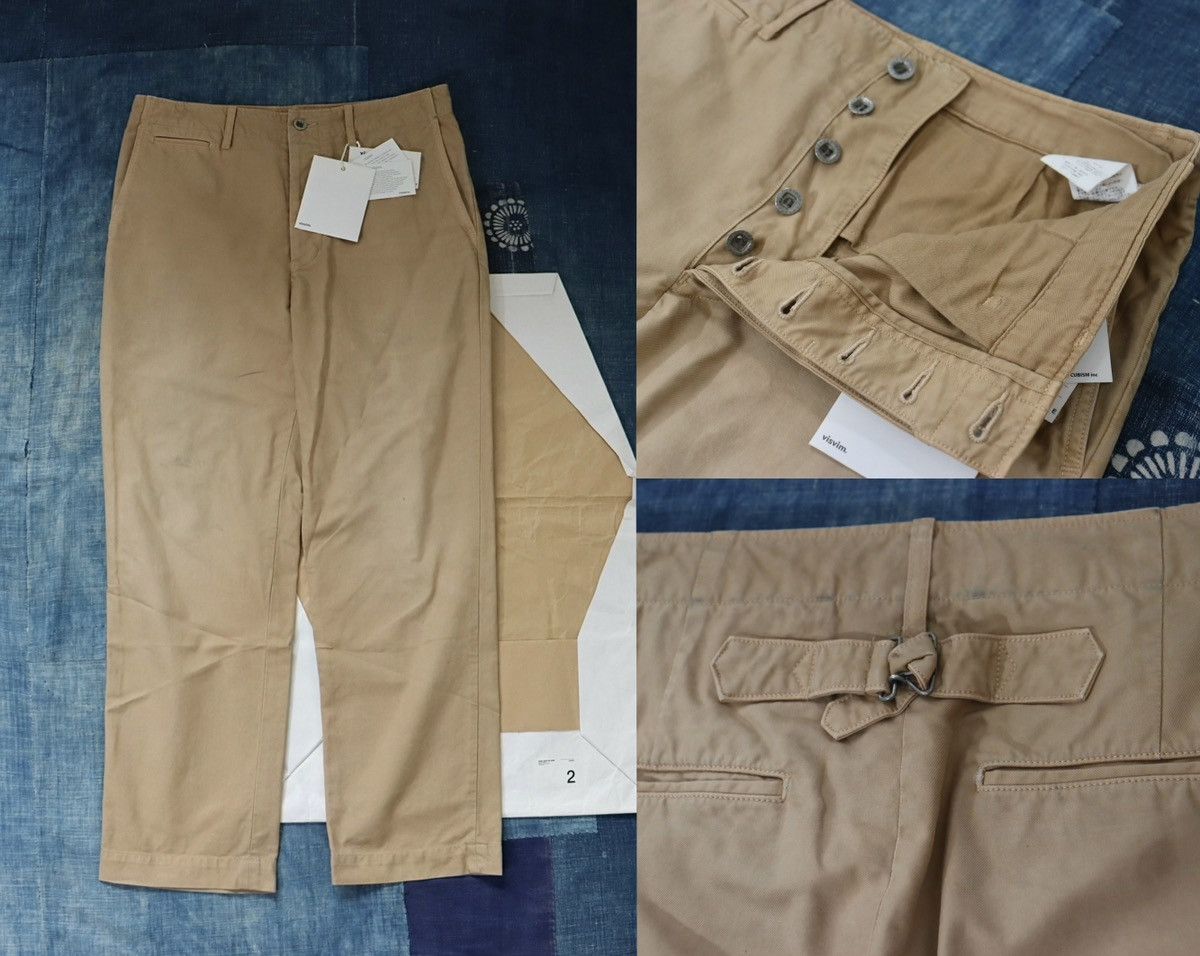 Visvim VISVIM CHINO PANTS HW TAPER DMGD | Grailed