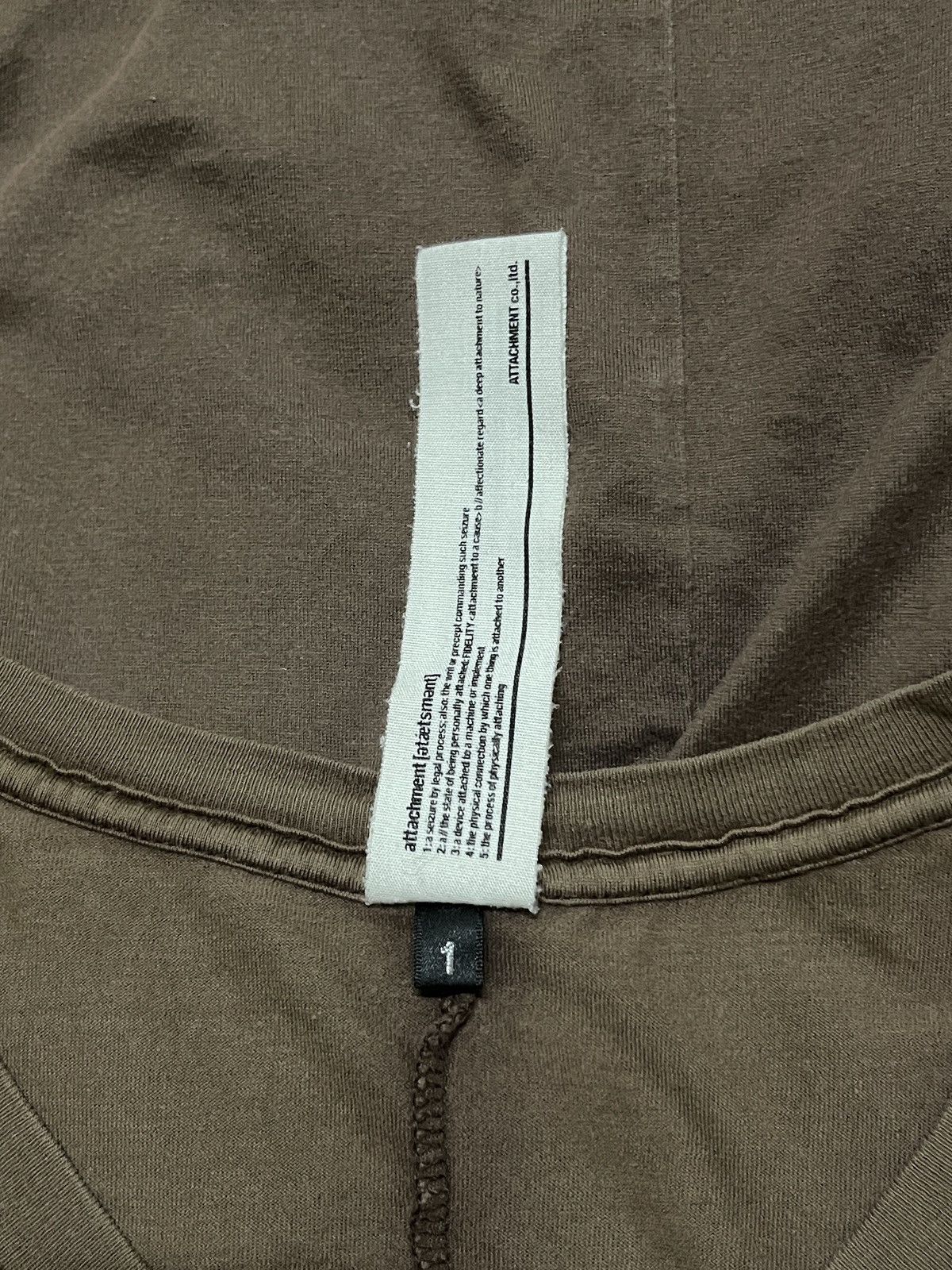 Attachment × Japanese Brand Attachment V Neck T Shirt Faded Size US S / EU 44-46 / 1 - 14 Thumbnail