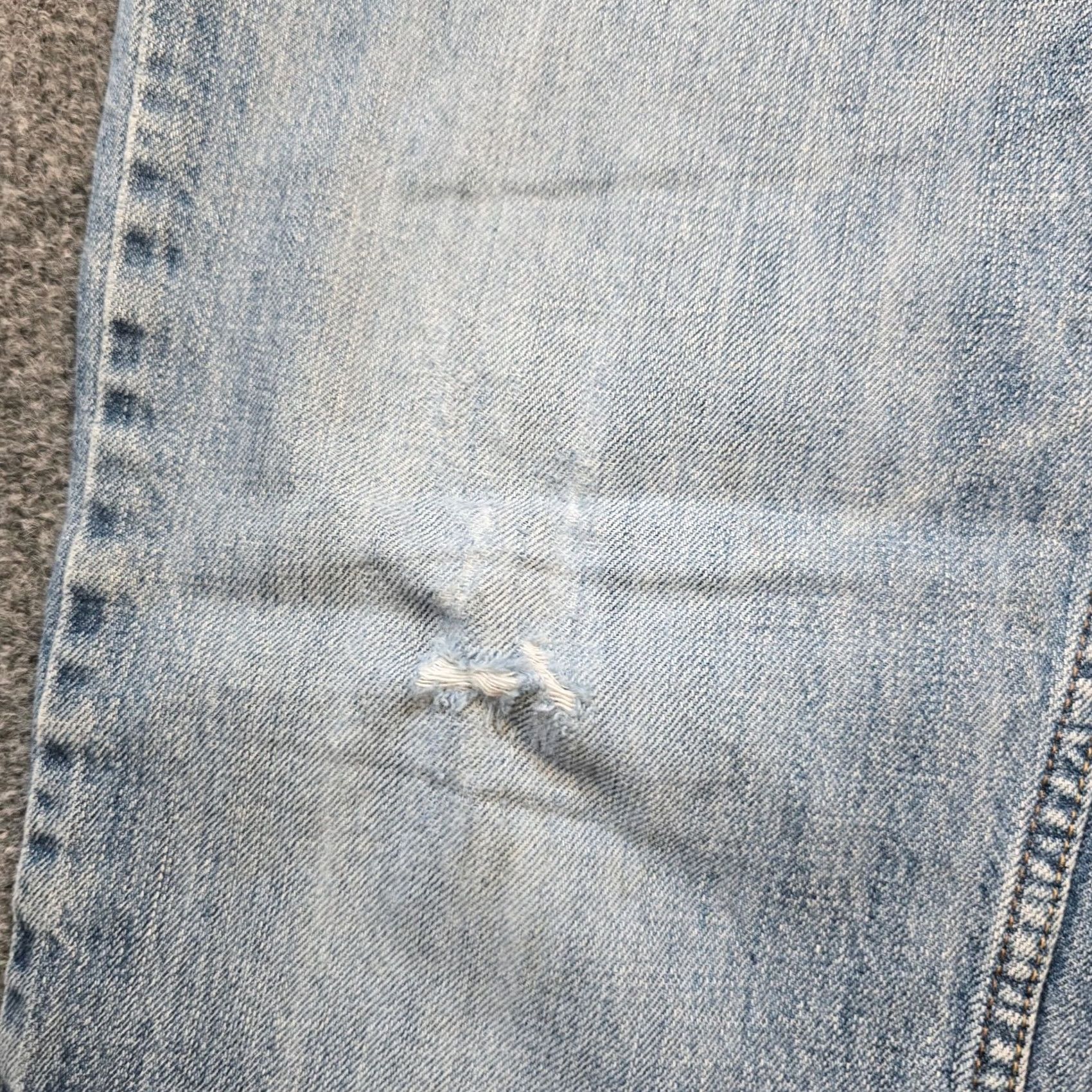 Levi's Levi's 559 Jeans Men 36x32 Blue Baggy Straight Distressed Grunge Loose Y2K 5-Pocket Denim Cotton Vintage Patina Womens Mens Girls Size US 36 / EU 52 - 6 Thumbnail