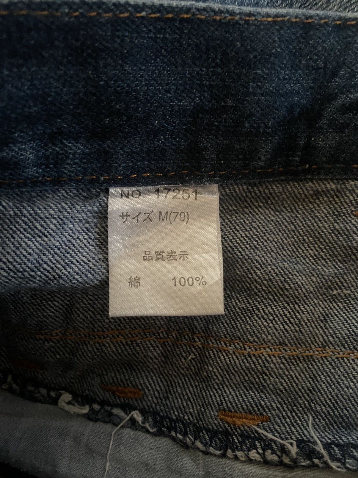 Hysteric Glamour × Japanese Brand × Vintage 🔥RARE🔥Vintage Nylaus Jeans Double Waist Lightning Style Size US 31 - 8 Thumbnail