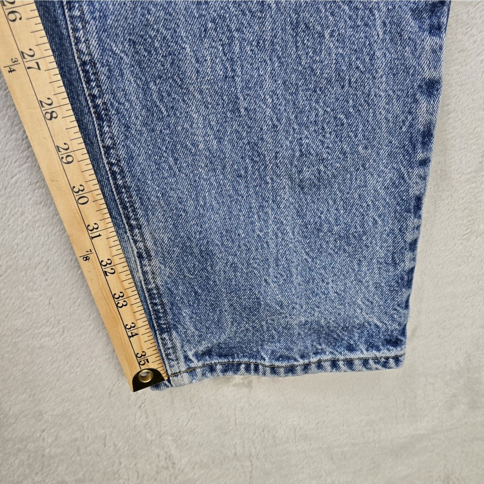 Carhartt Carhartt Jeans Mens 38x36 Blue Relaxed Fit B17 DST Faded Size US 38 / EU 54 - 9 Thumbnail