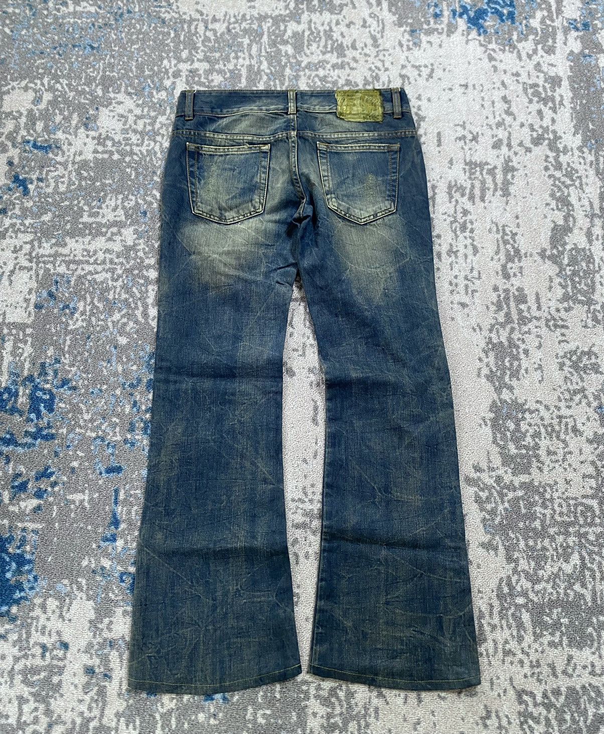 Tornado Mart Japanes Expedition Mode Distressed Bootcut Denim Jeans Size US 31 - 2 Thumbnail
