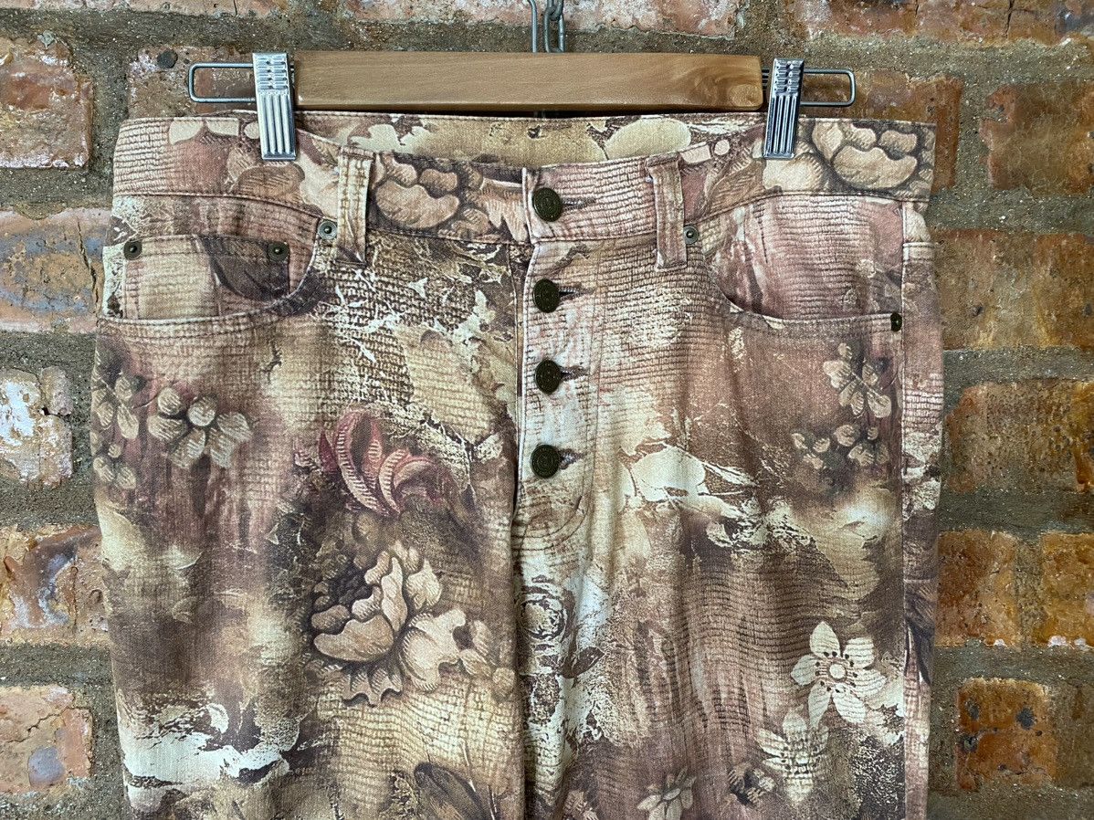 Tornado Mart Vtg Tornado Mart Floral Flare Pants Size US 32 / EU 48 - 7 Thumbnail