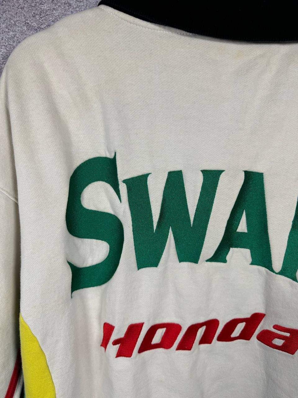 Honda × Vintage SWAN HONDA MOTOR SUPERBIKE RACING JACKET LONG SLEEVE FULL ZP Size US XL / EU 56 / 4 - 19 Thumbnail