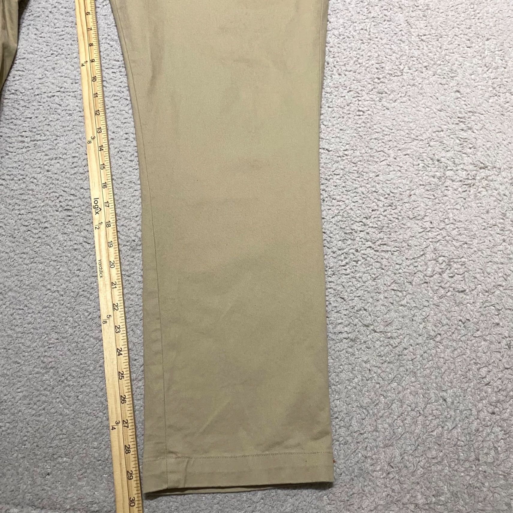 Gap Gap Mens Slim 38x30 Khaki Beige Flat Front Chino Pants 38 Regular 30 Inseam Cotton Spandex Stretch Pockets Button Zip Vintage No N/A Size US 38 / EU 54 - 5 Thumbnail