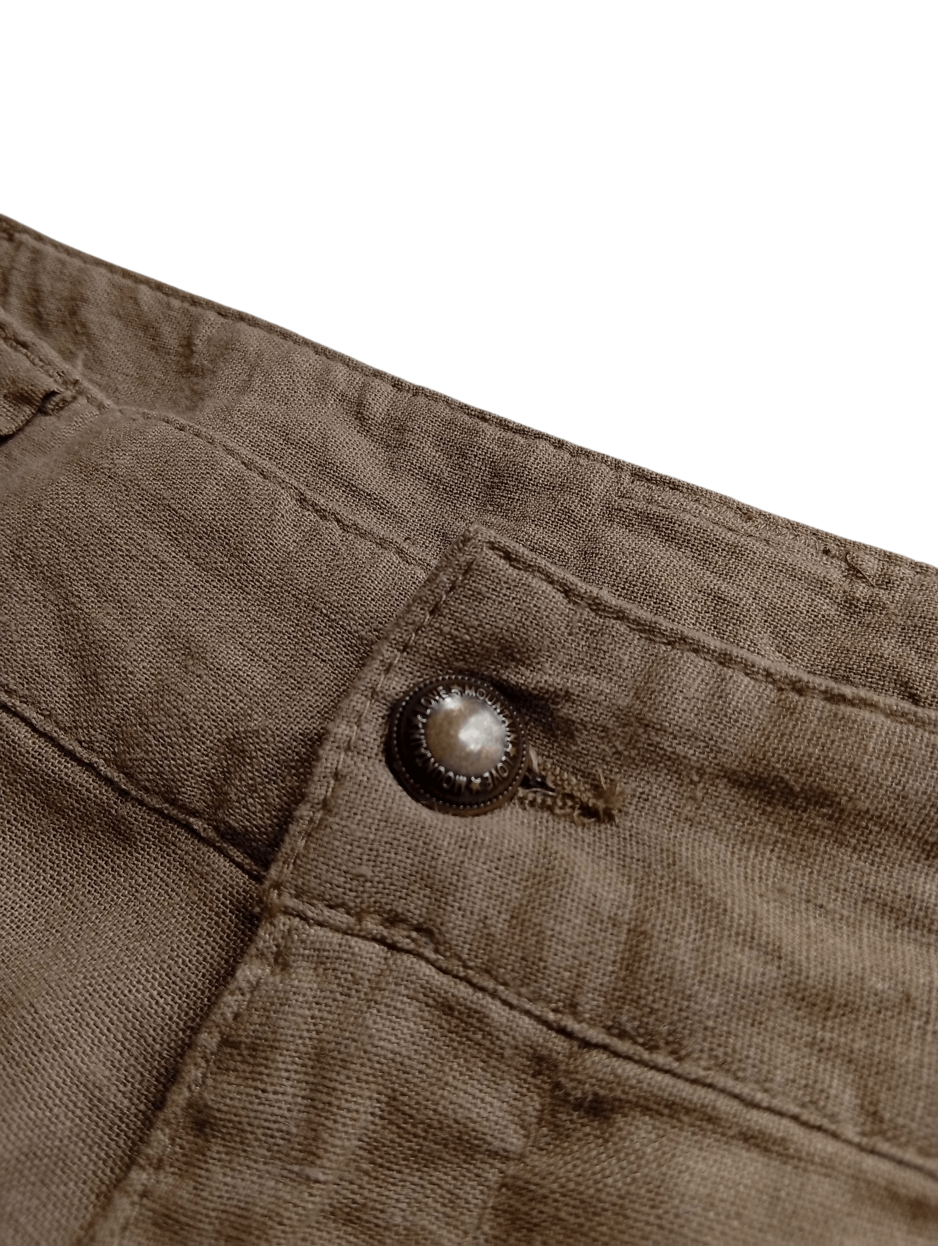 Japanese Brand MUGLA linen flare pants Size US 29 - 5 Thumbnail