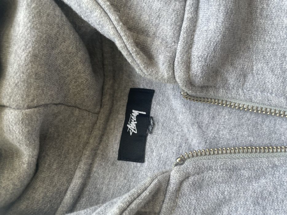 Stussy Double face label zip hoodie | Grailed