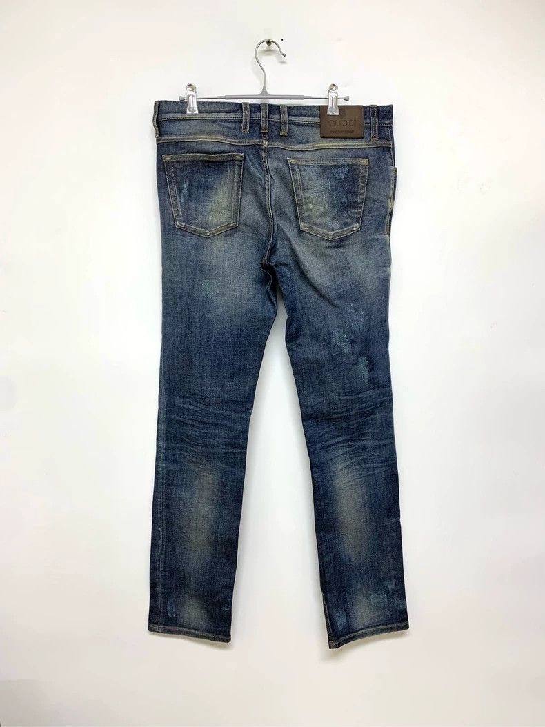 Gucci GucciWash and make old jeans 2503-Nextarrow Size US 32 / EU 48 - 2 Thumbnail