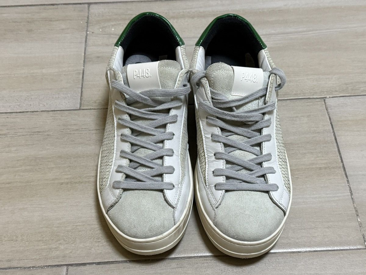 P448 P448 John Low White Green Size 41 / US 8-8.5 Made in Italy Size US 8.5 / EU 41-42 - 2 Thumbnail