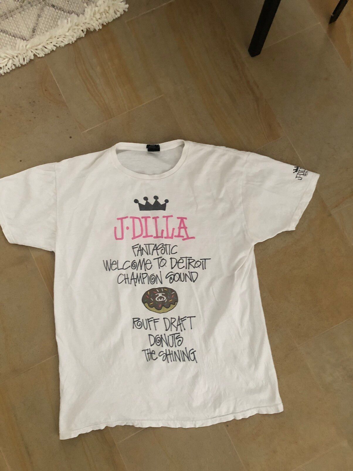 Japanese Brand × Stussy VINTAGE STUSSY J DILLA DONUT TEE Size US L / EU 52-54 / 3 - 1 Thumbnail