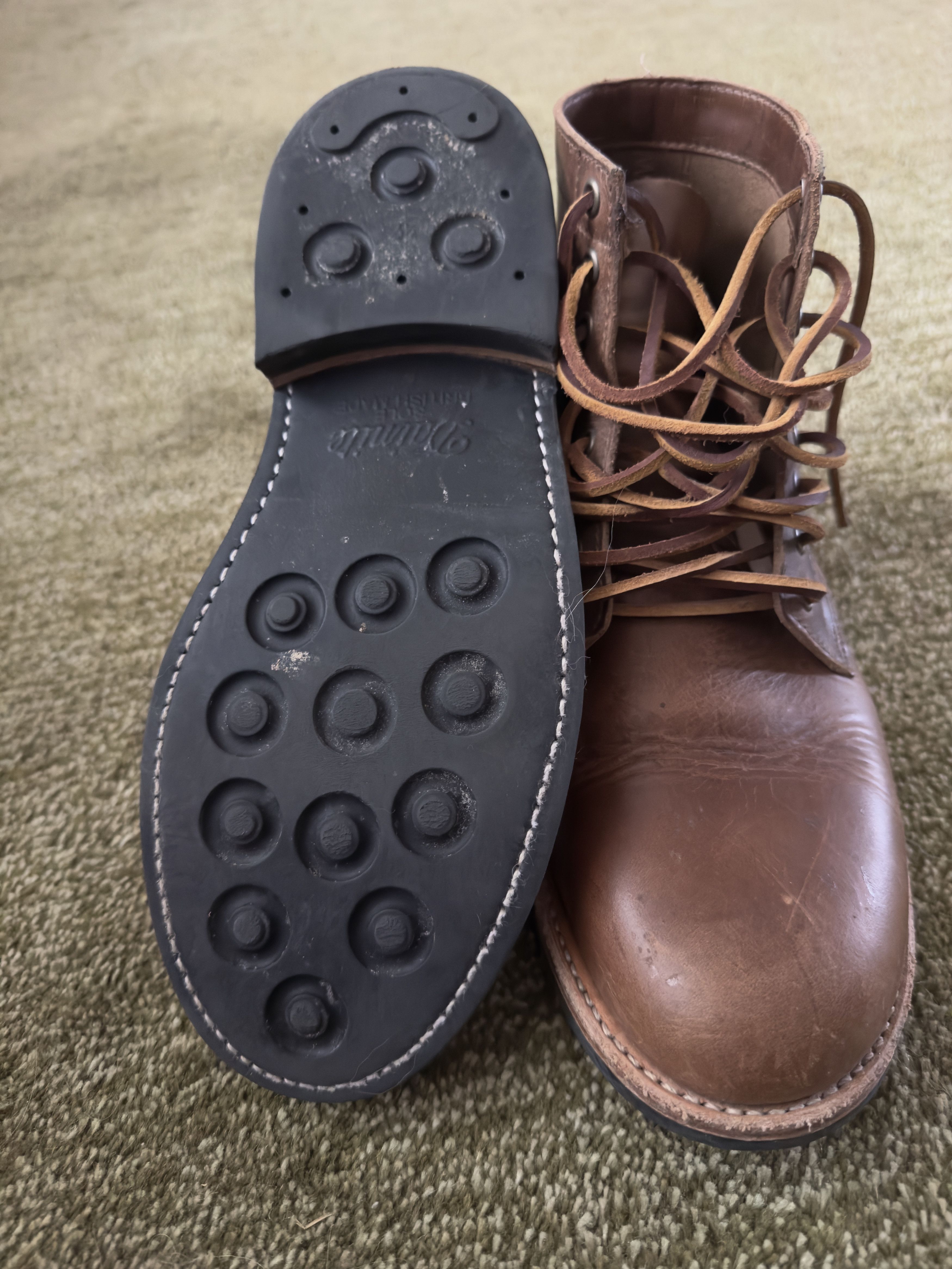 Oak Street Bootmakers Oak Street Trench Boot - Natural Chromexcel -Size 8 Size US 8 / EU 41 - 4 Thumbnail