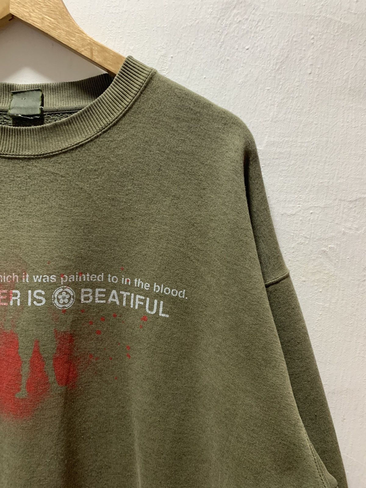 Japanese Brand Vintage Grunge Painted to in the Blood Archival Sweatshirt Size US XL / EU 56 / 4 - 10 Thumbnail