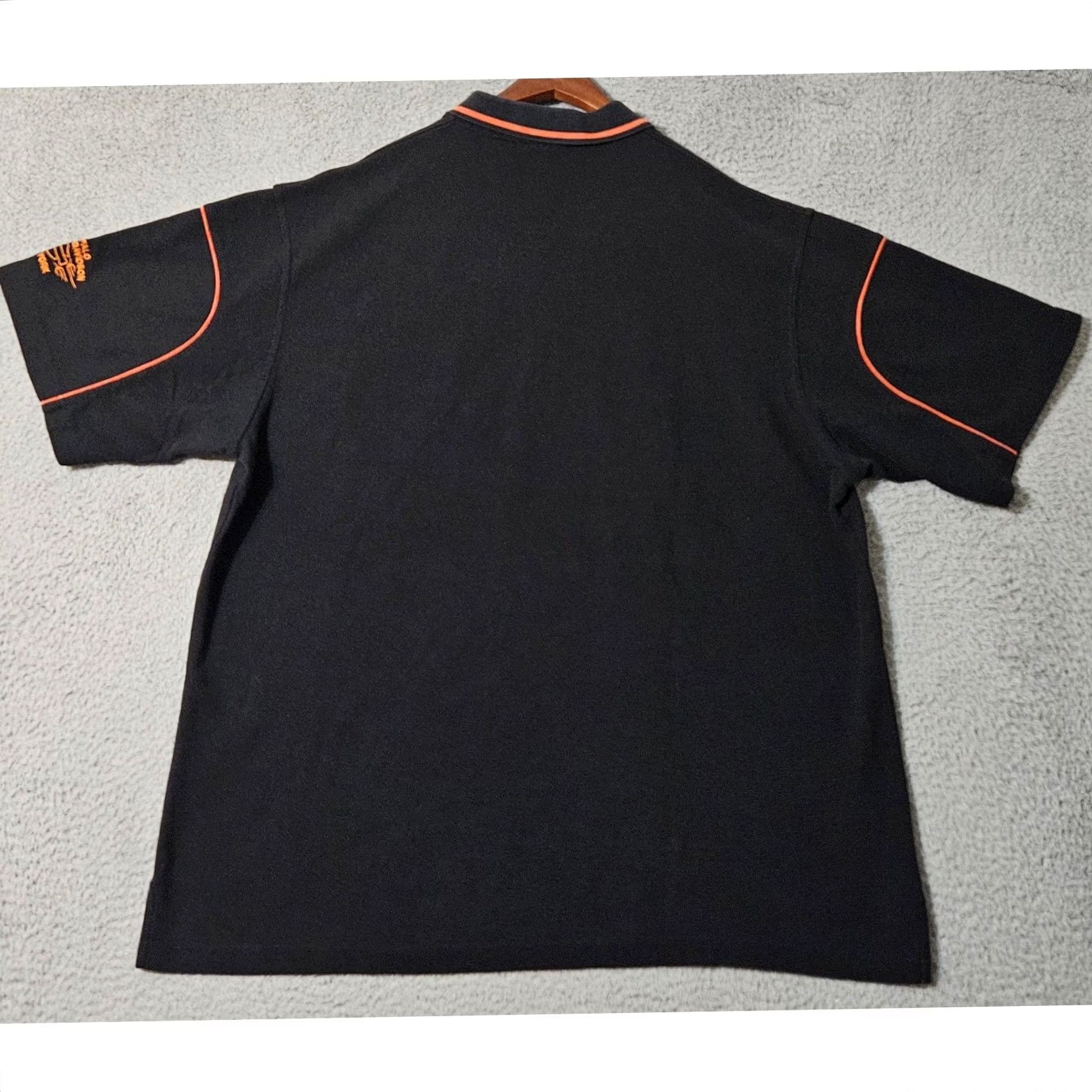 Harley Davidson Harley-Davidson Polo Shirt - Mens 2XL Black Orange Buffalo New York Logo Pocket - 2XL Size US XXL / EU 58 / 5 - 3 Thumbnail