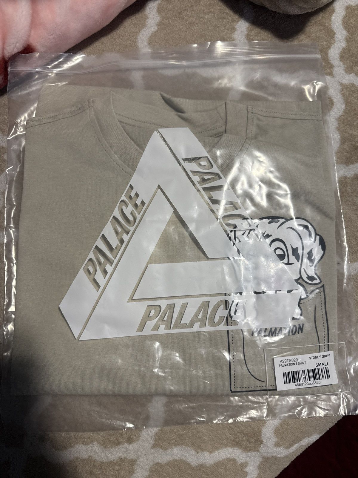 Palace palace palmation tee stoney grey Size US S / EU 44-46 / 1 - 2 Thumbnail