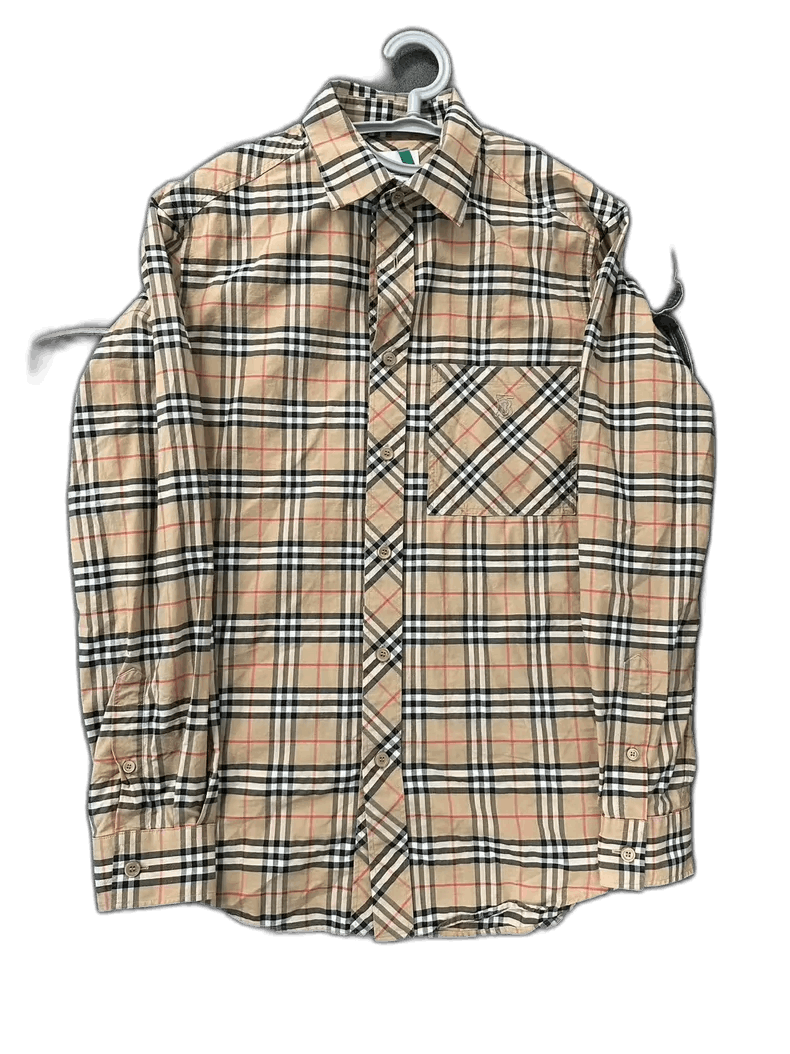Burberry Burberry Checked Long Sleeve Button-Up Shirt Size US S / EU 44-46 / 1 - 1 Thumbnail